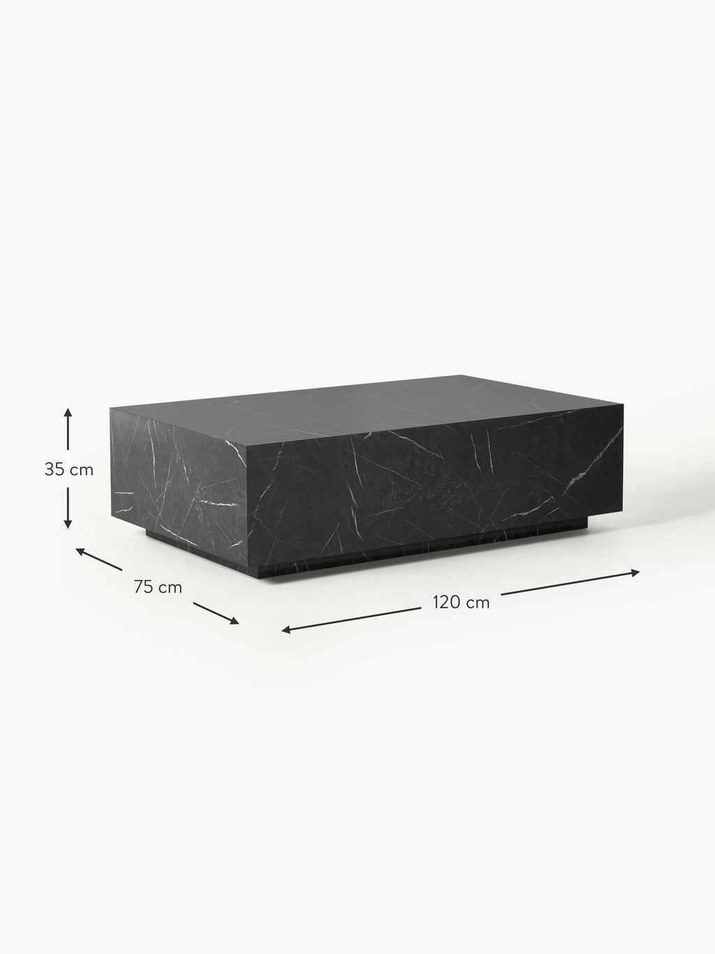 Lesley Marble Effect Coffee Table