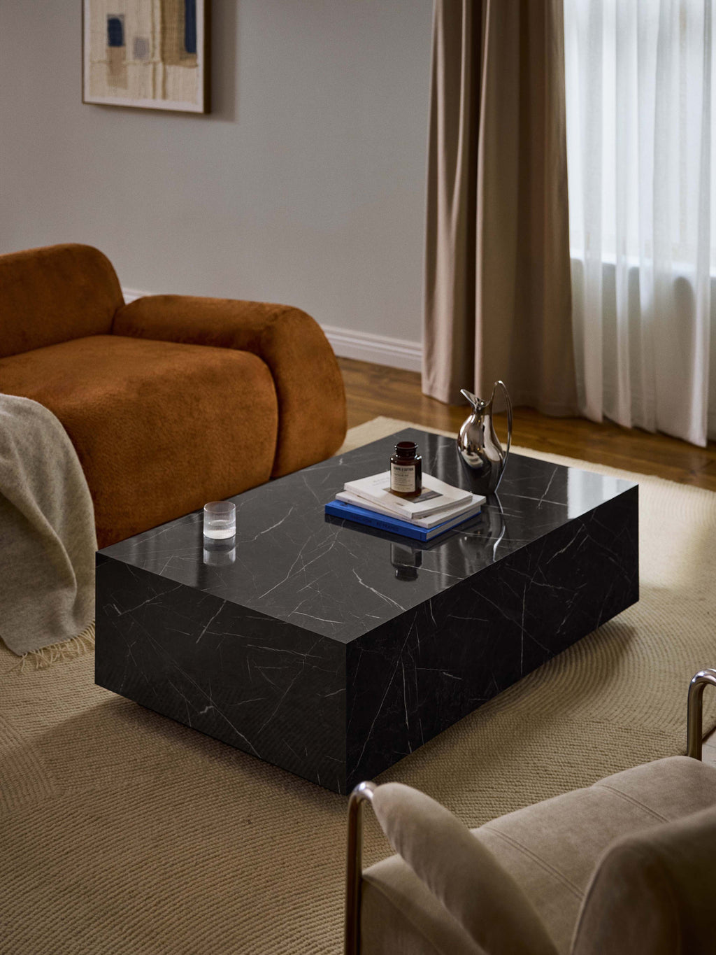 Lesley Marble Effect Coffee Table