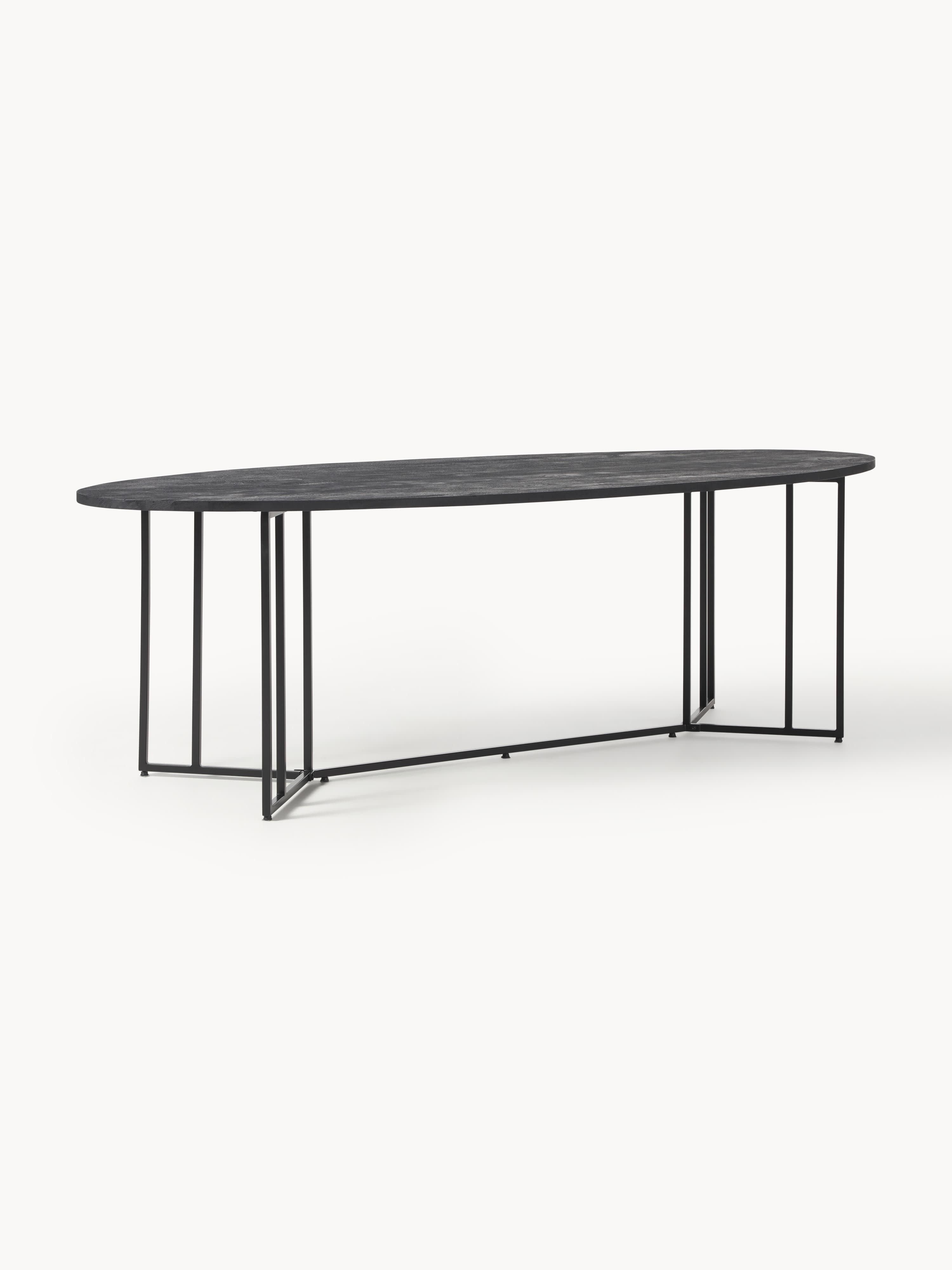Gallery image 1 - Oval Mango Wood Dining Table Luca, in various sizes