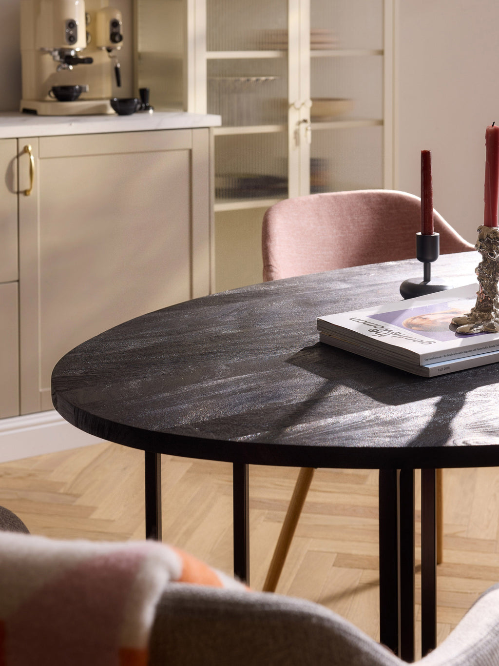 Luca Oval Mango Wood Dining Table, in various sizes