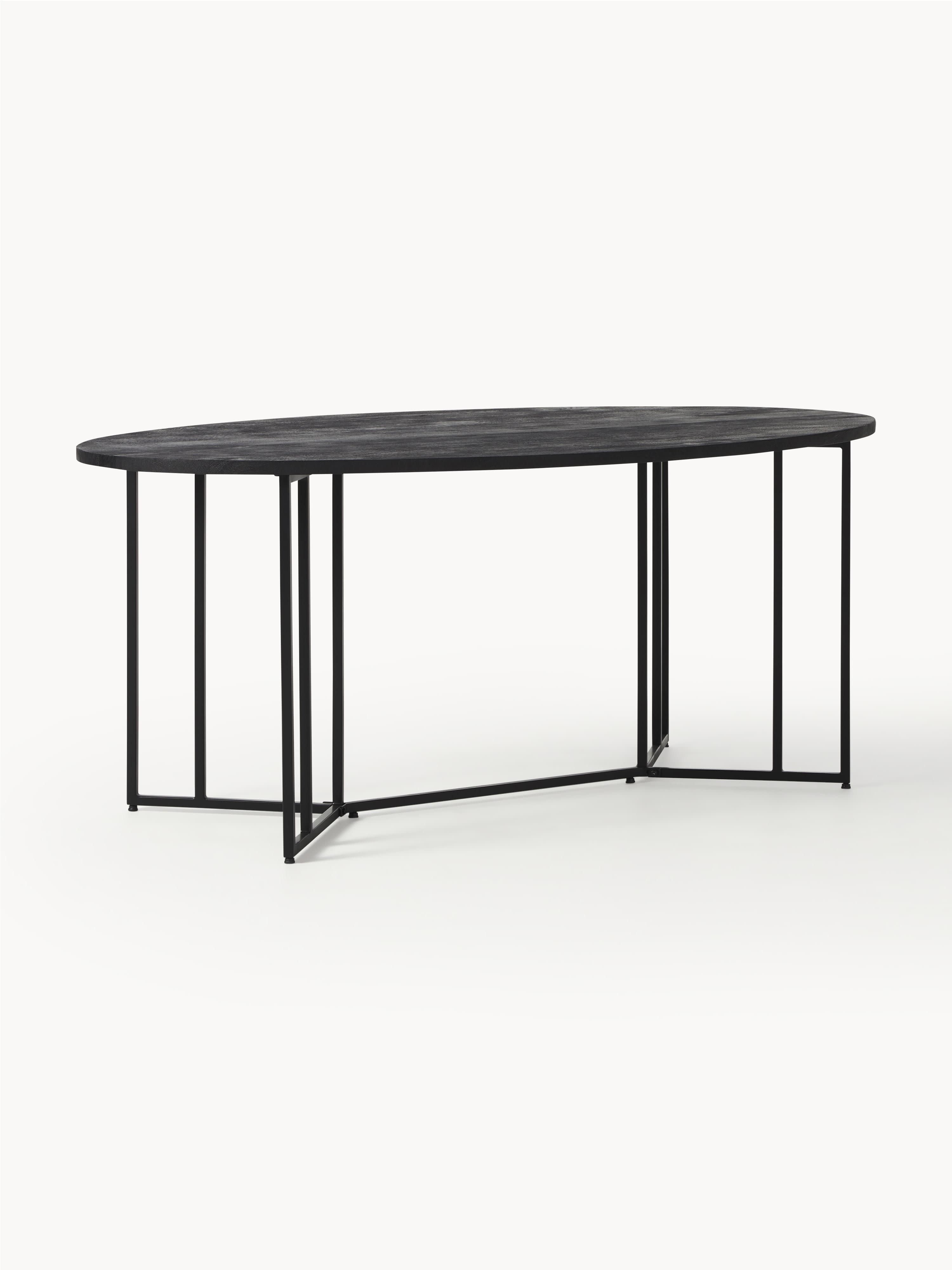 Luca Oval Mango Wood Dining Table, in various sizes