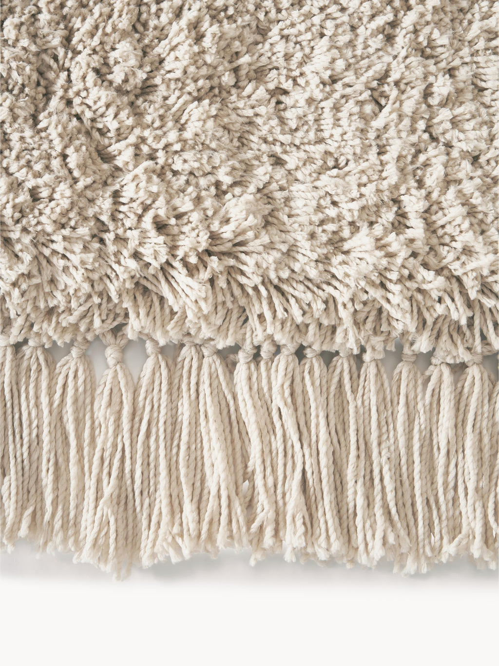 Dreamy Fluffy High-Pile Rug with Fringes