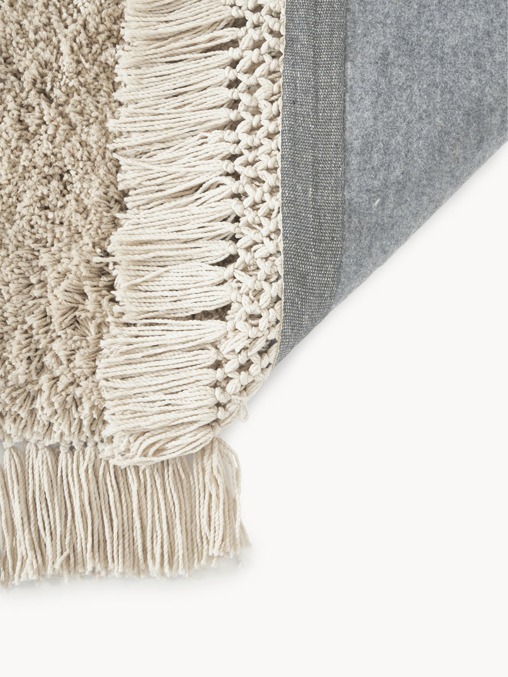 Dreamy Fluffy High-Pile Rug with Fringes
