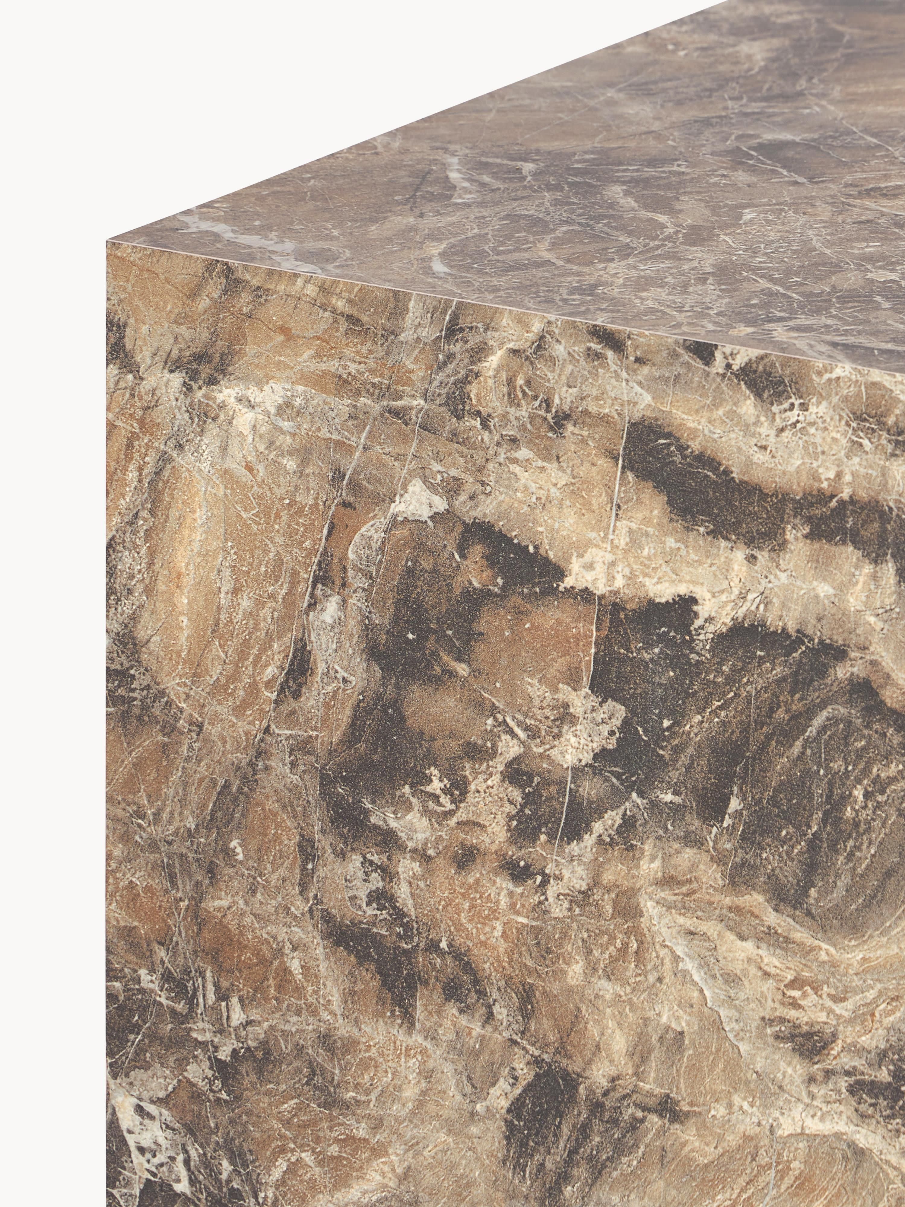 Lesley Marble Effect Side Table