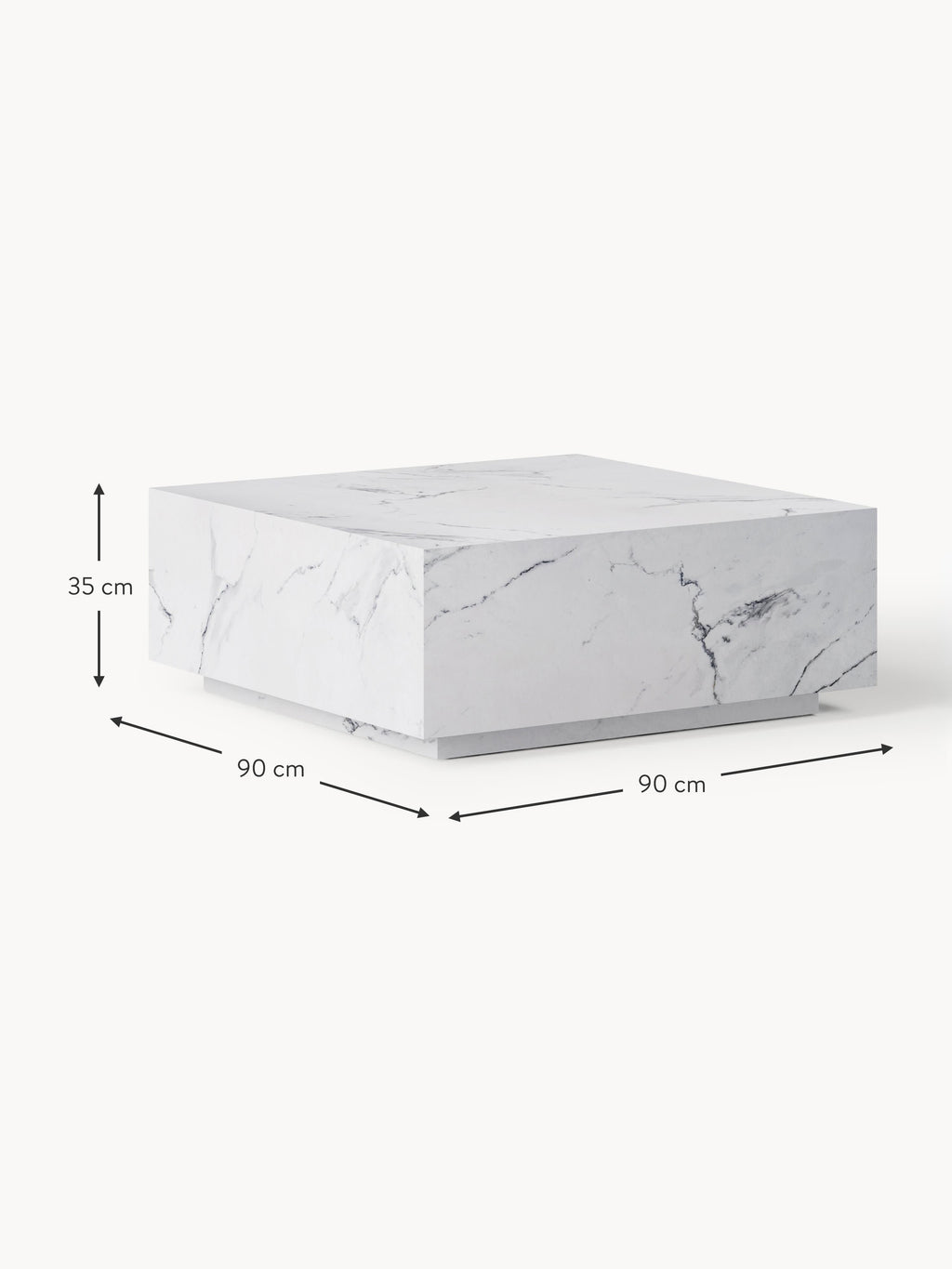 Lesley Marble Effect Coffee Table