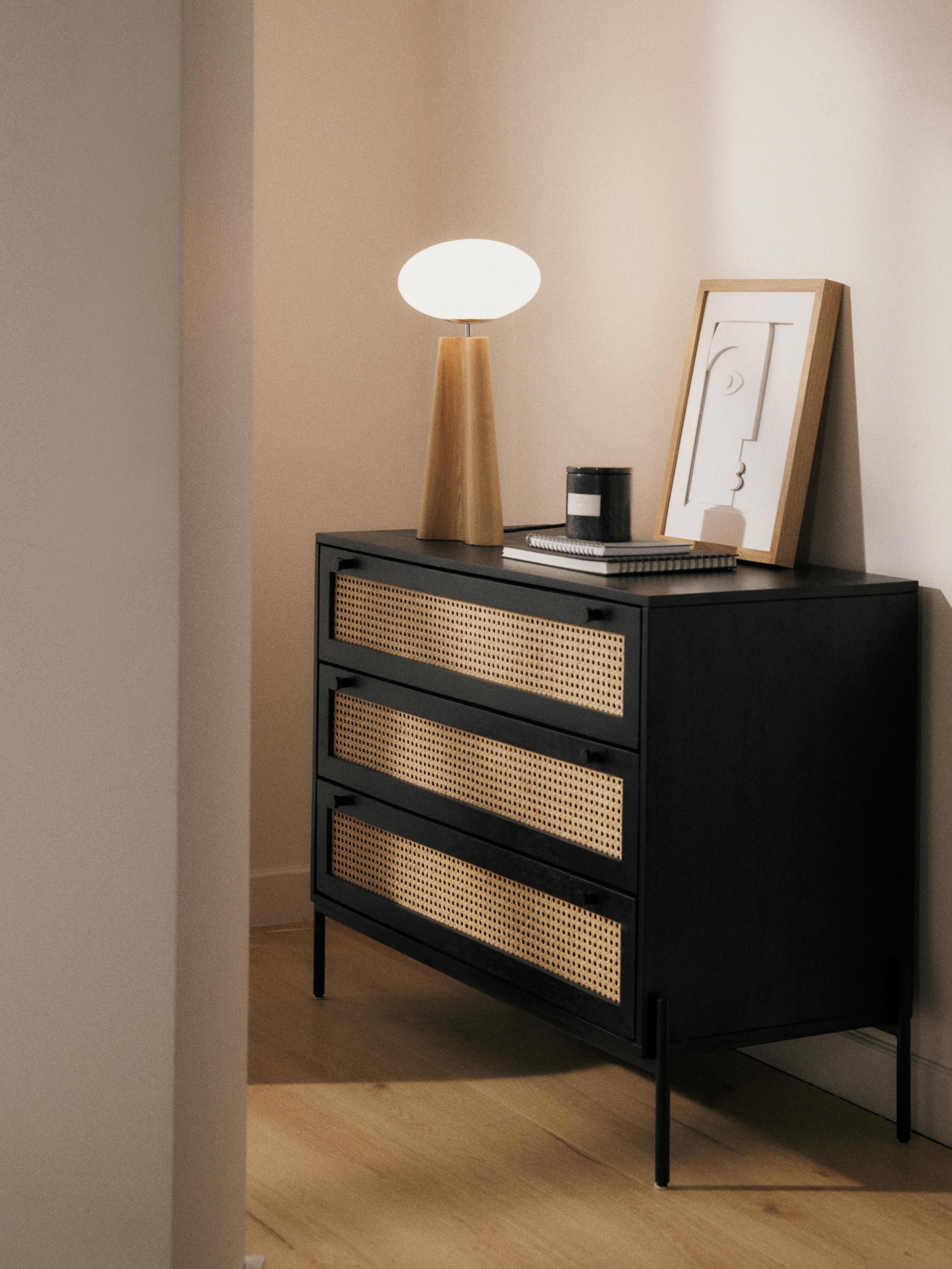 Vienna Chest of Drawers with Viennese Wickerwork