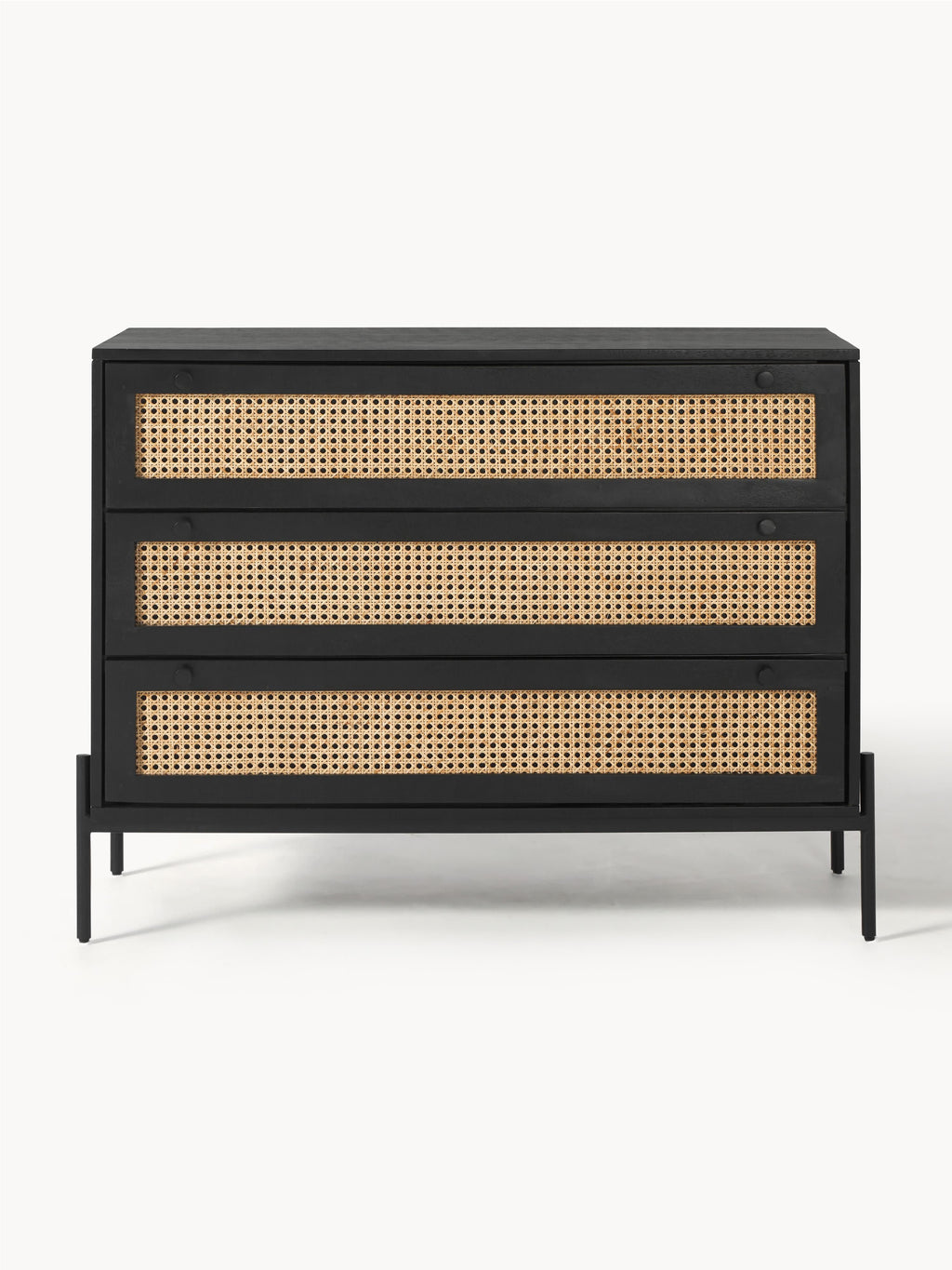 Vienna Chest of Drawers with Viennese Wickerwork