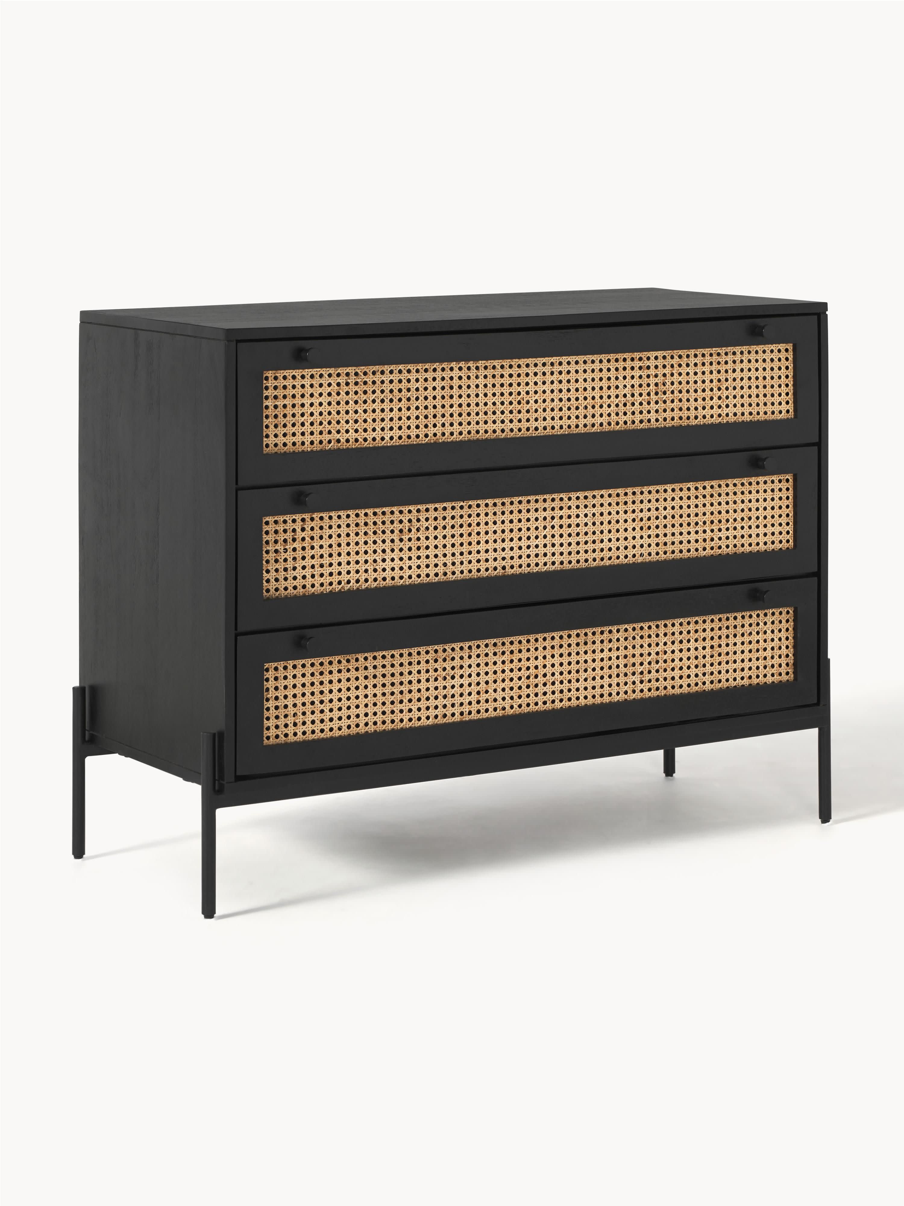 Gallery image 1 - Chest of Drawers Vienna with Viennese Wickerwork