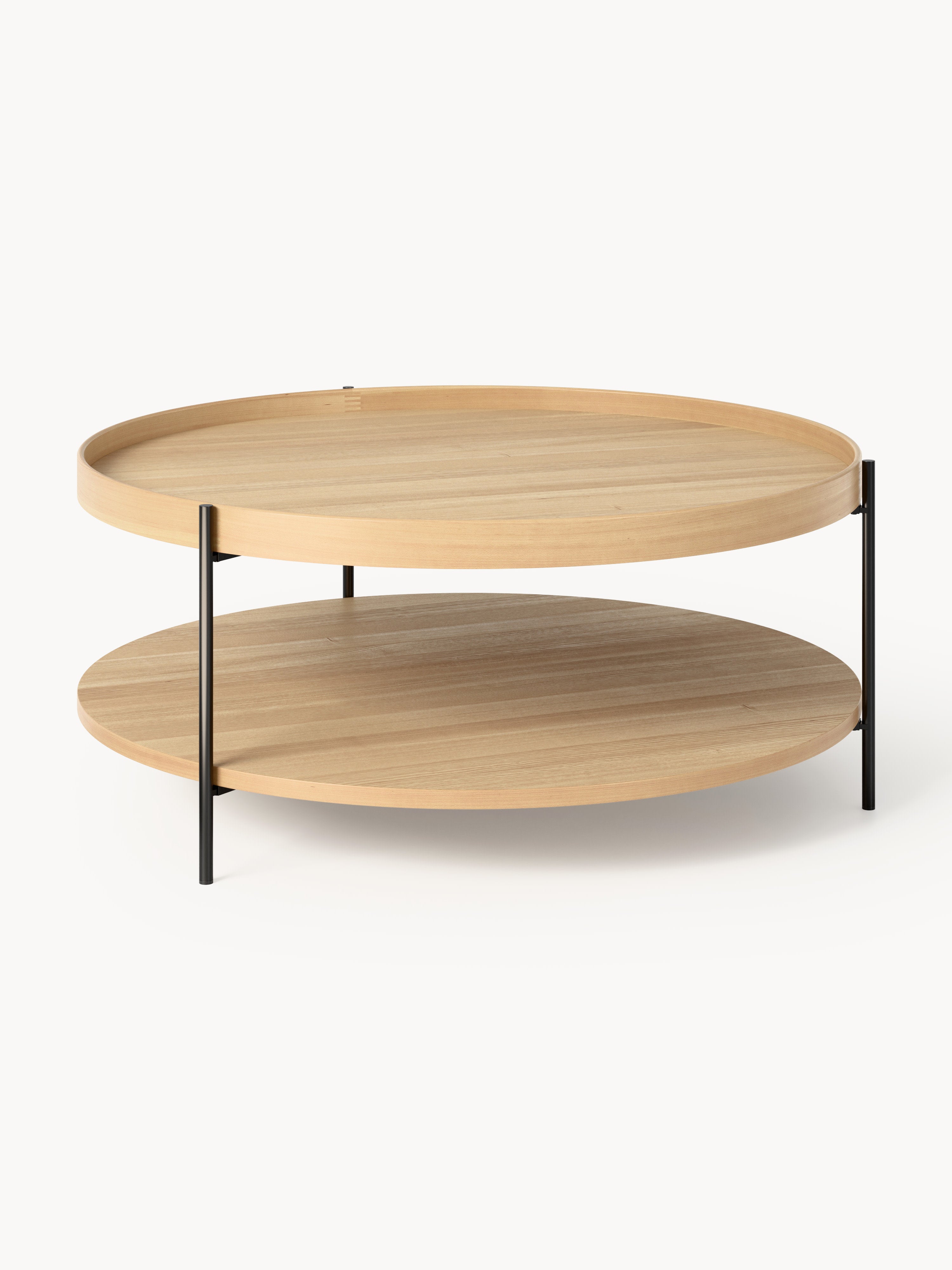 Renee Round Wooden Coffee Table