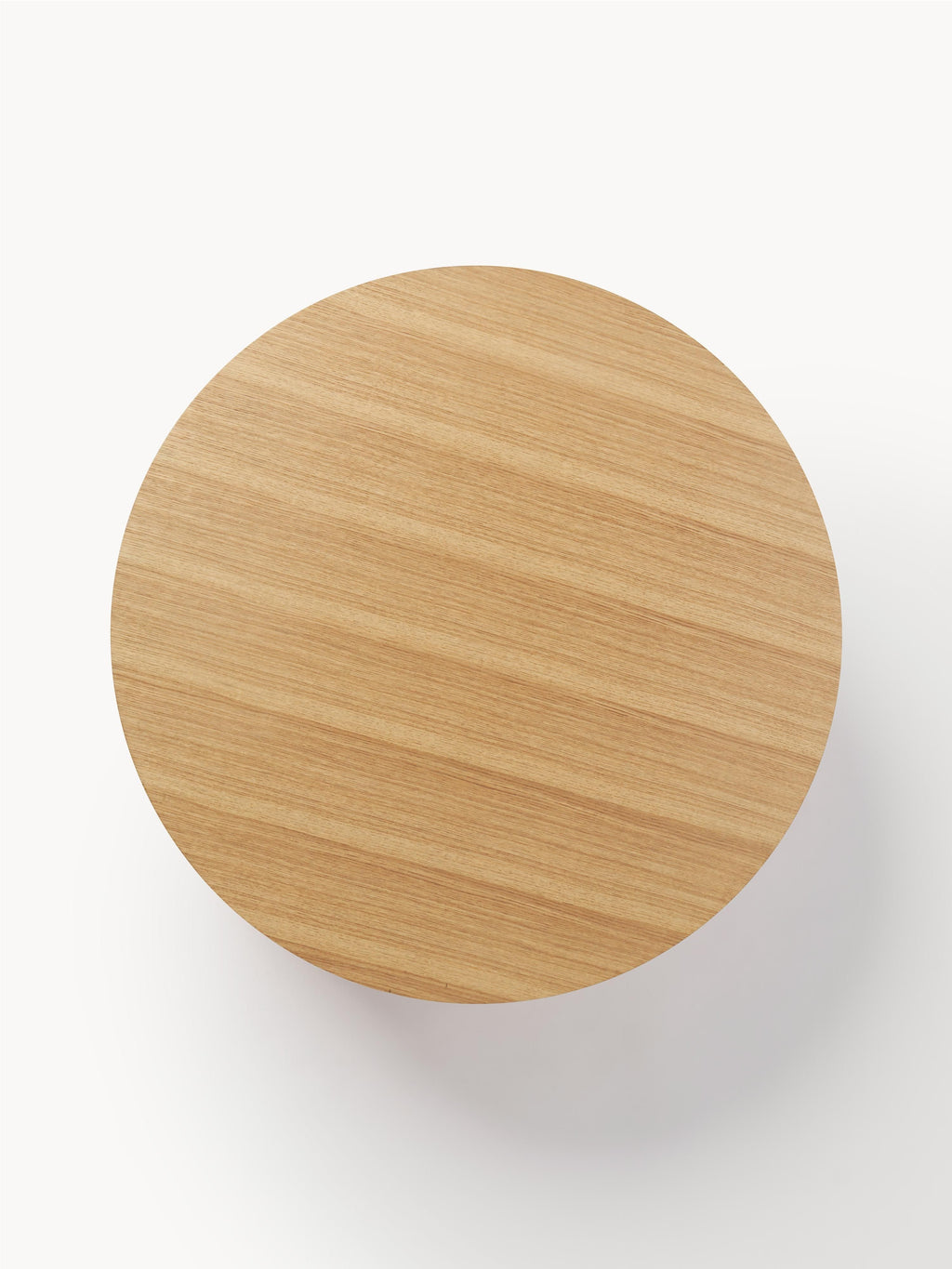 Nele Round Wooden Coffee Table with Storage Space