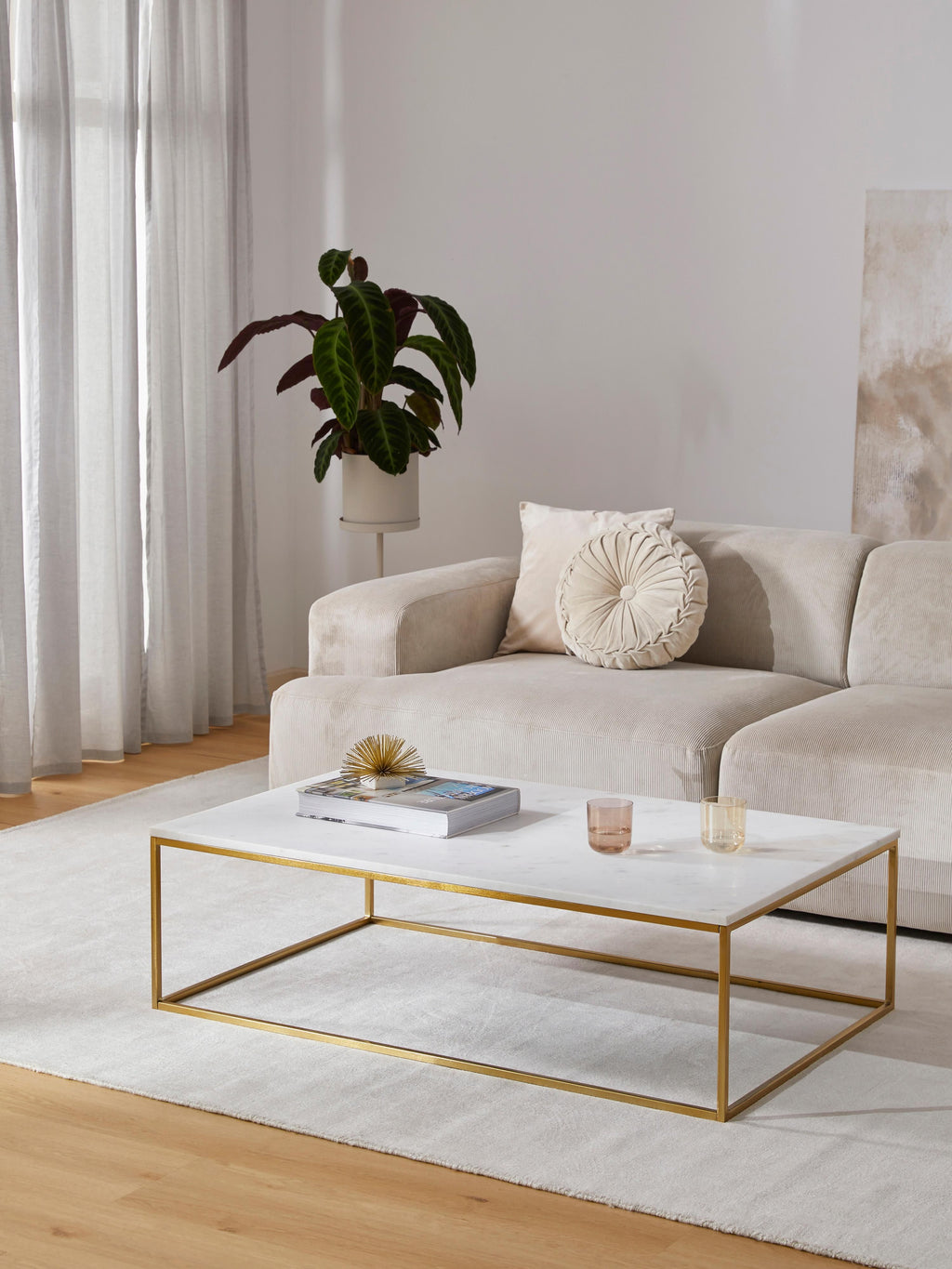 Alys Large Marble Coffee Table
