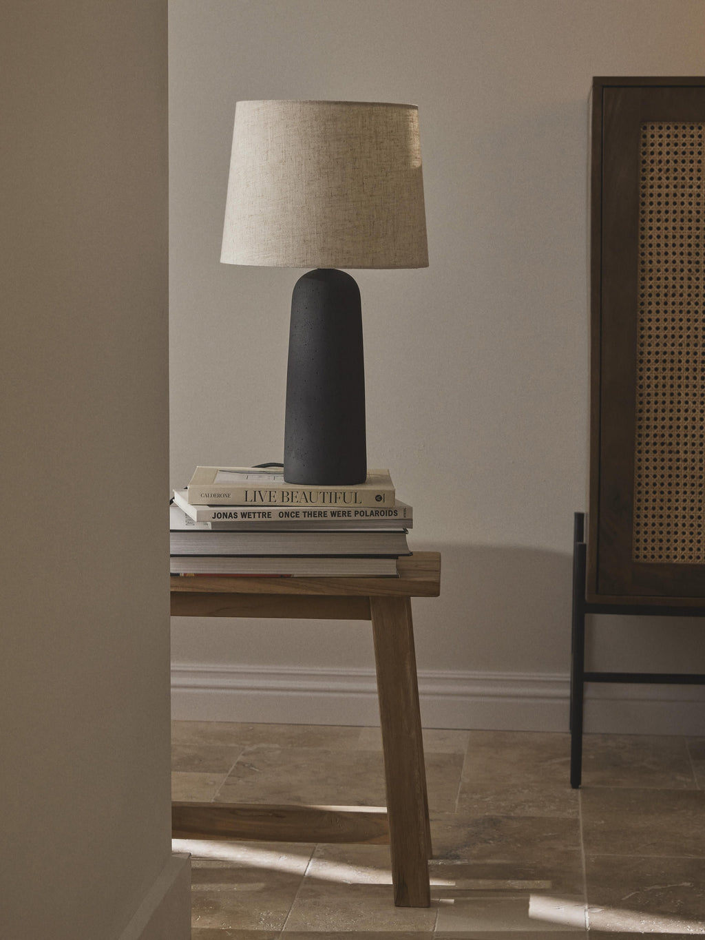 Kaya Large Table Lamp with Concrete Base