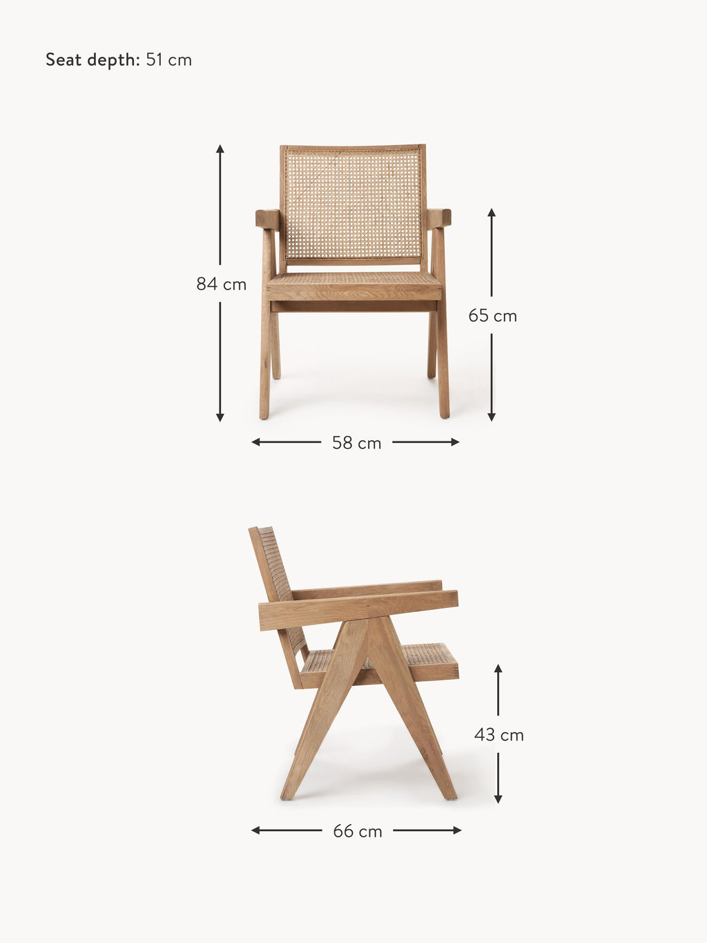 Sissi Armchair with Viennese Wickerwork