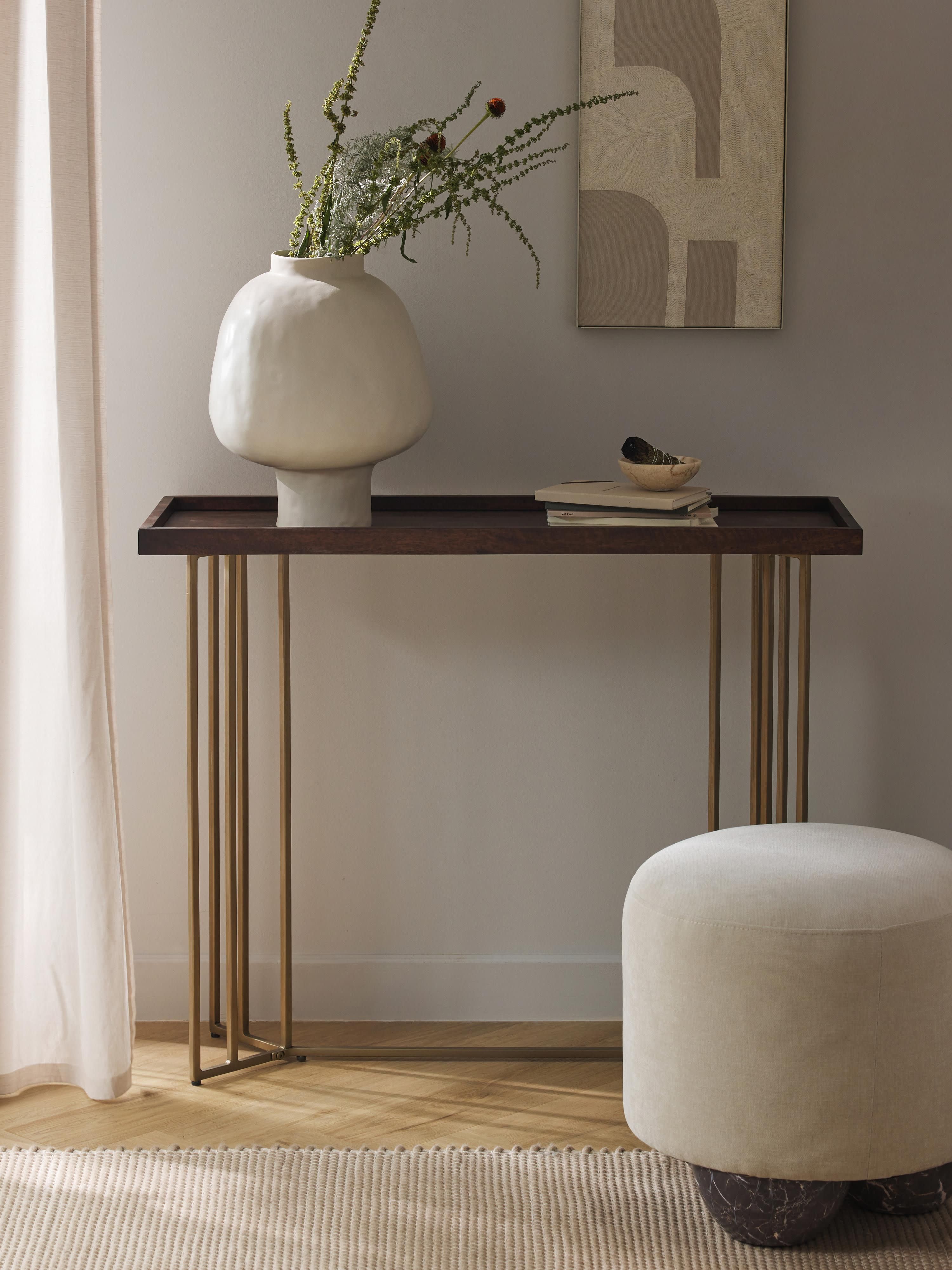 Luca Mango Wood Console Table