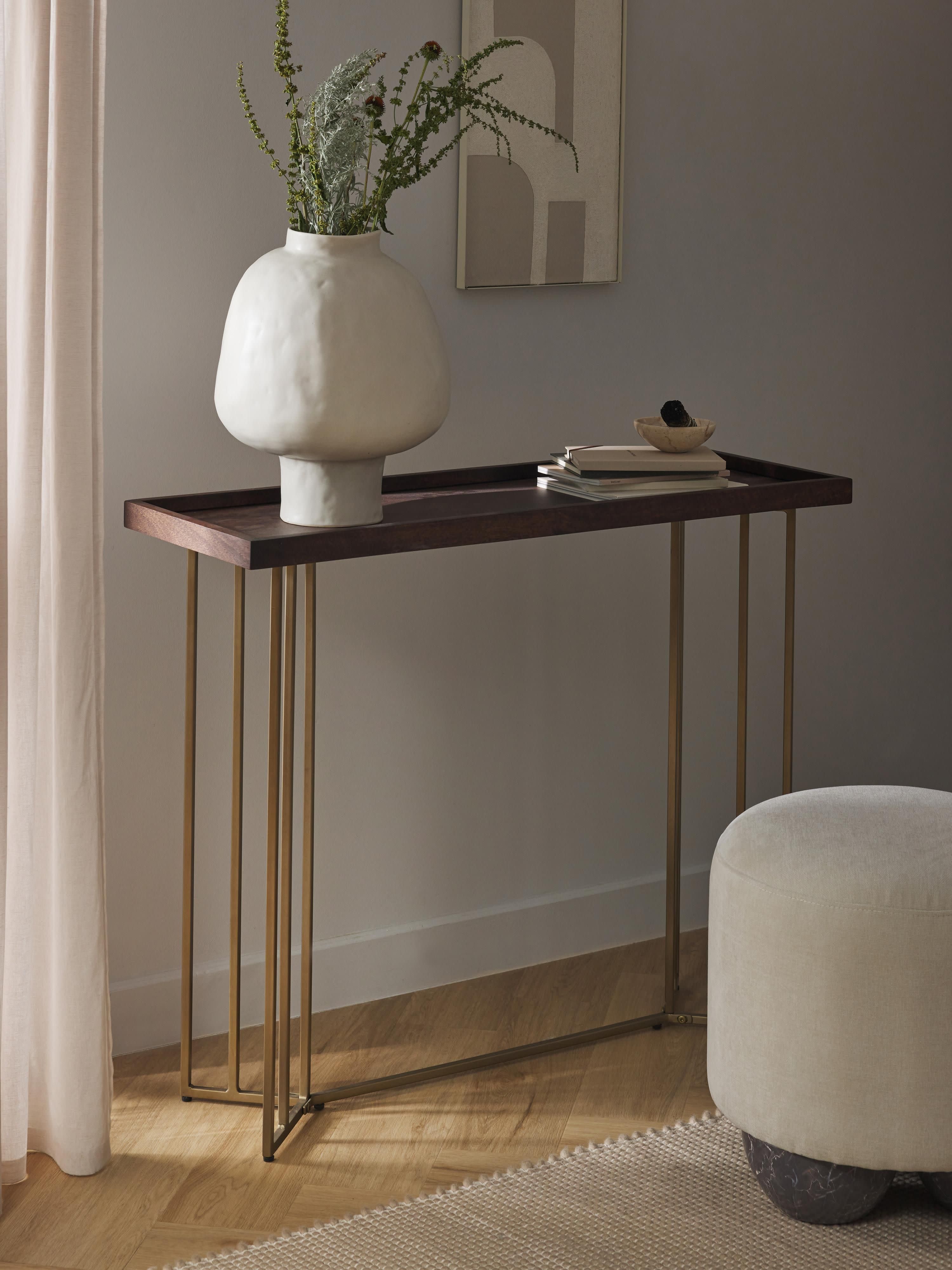 Luca Mango Wood Console Table