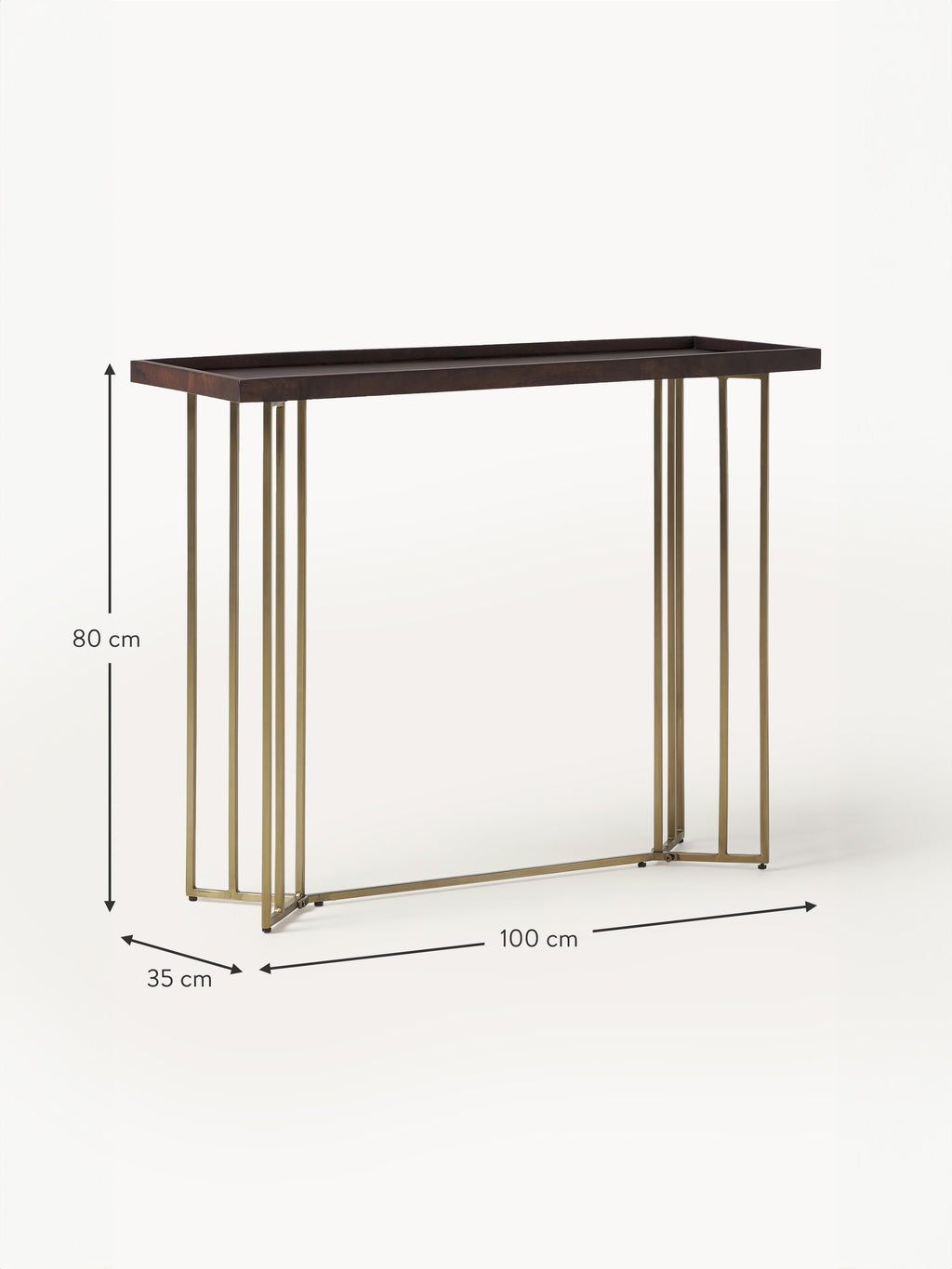 Luca Mango Wood Console Table