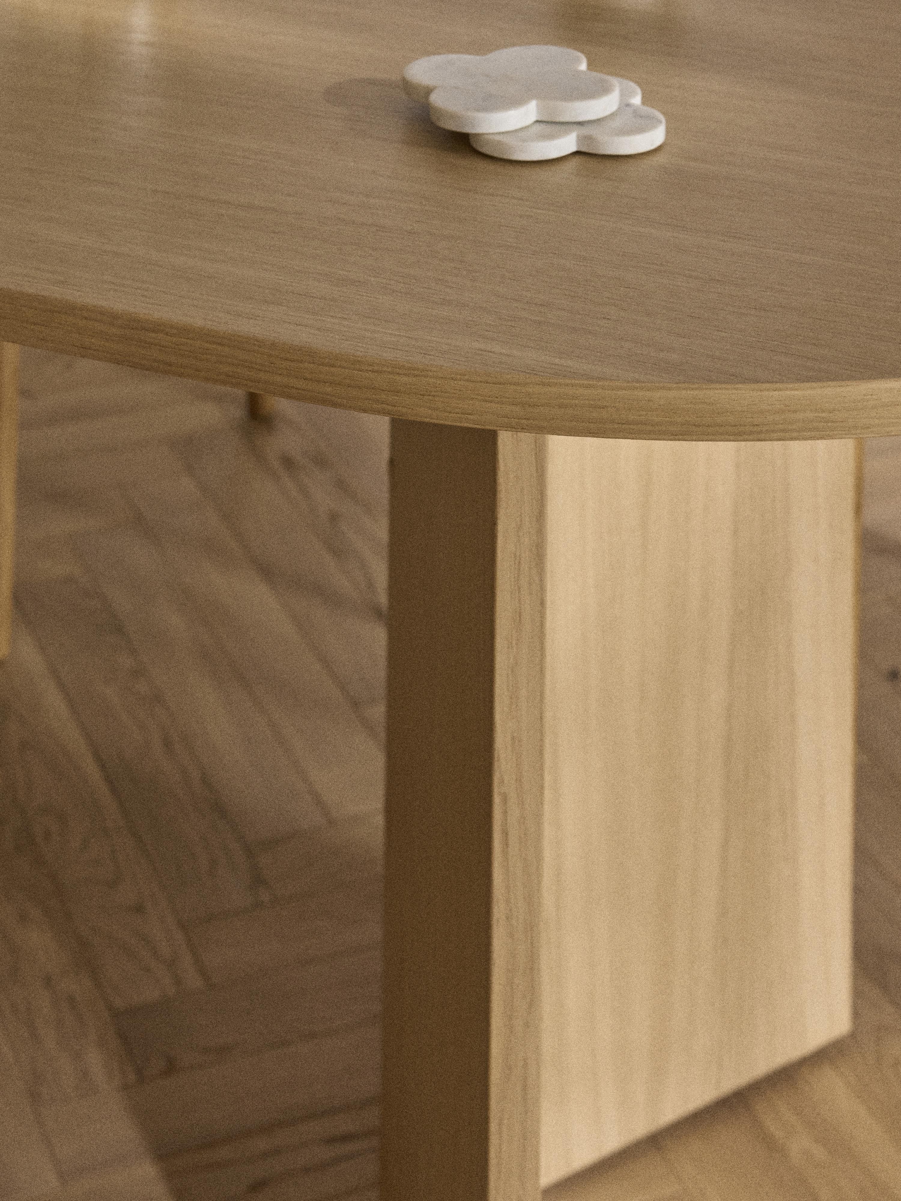 Toni Oval Wooden Dining Table, in various sizes