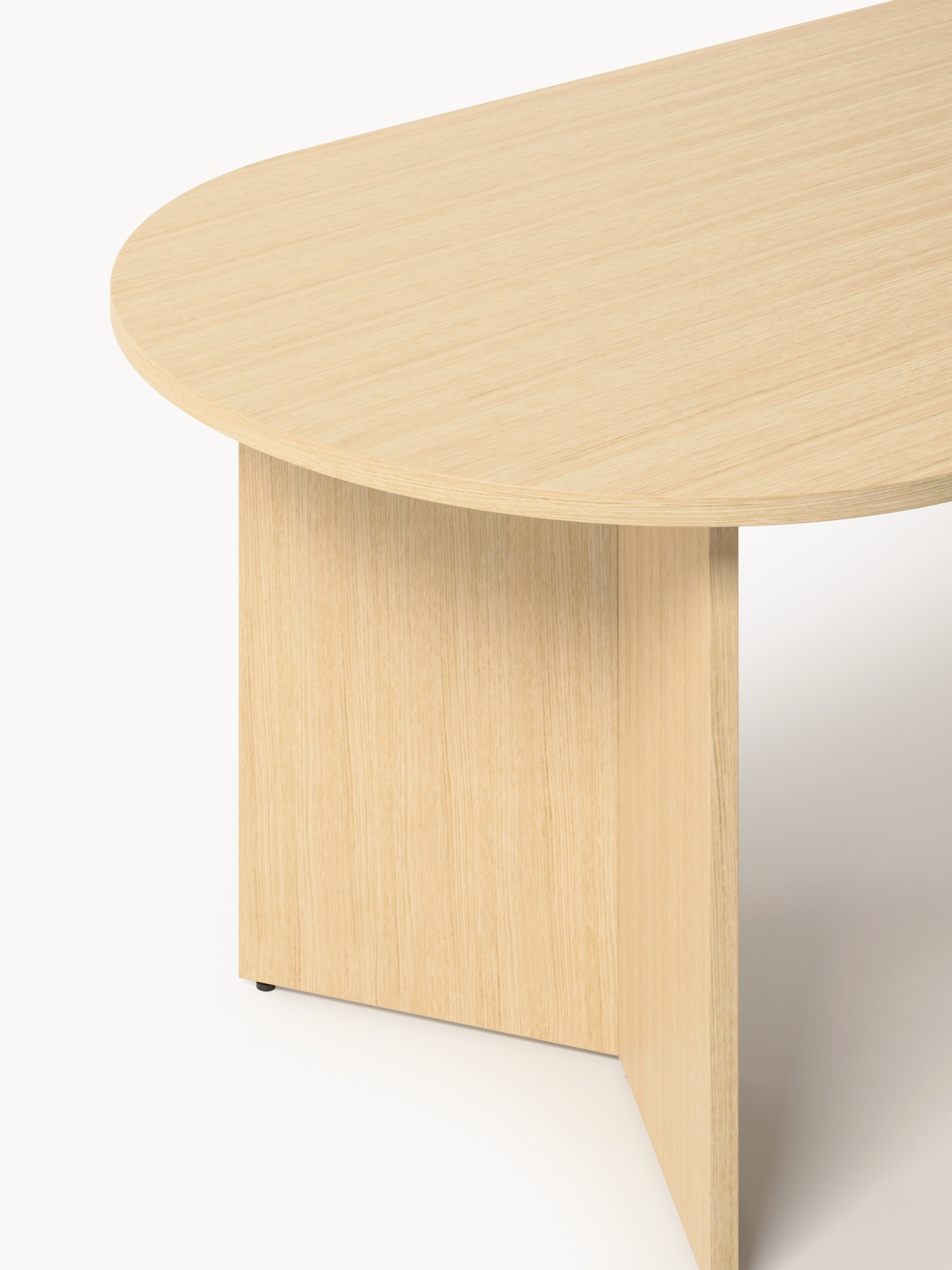 Toni Oval Wooden Dining Table, in various sizes