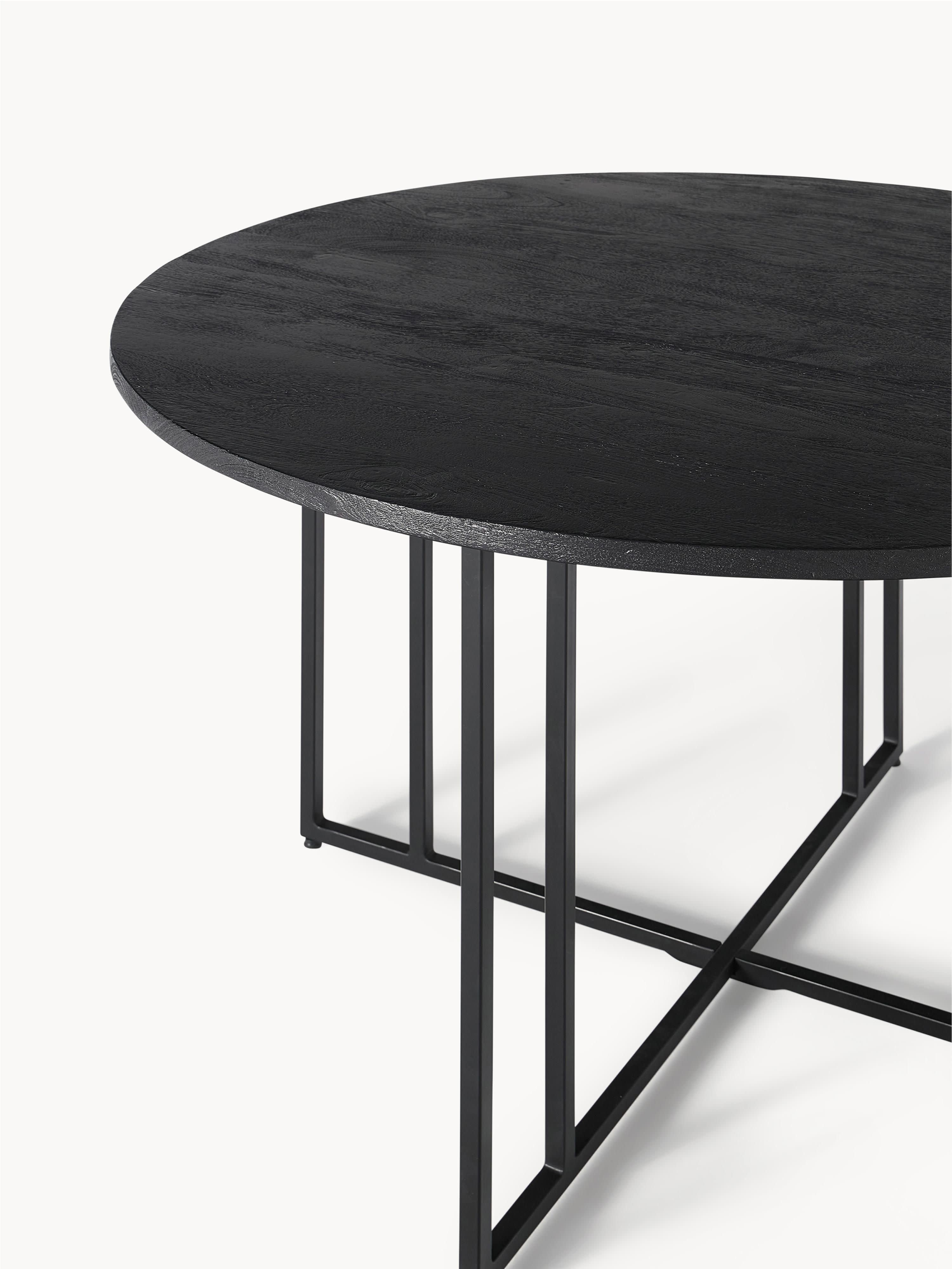 Luca Round Mango Wood Dining Table, in various sizes