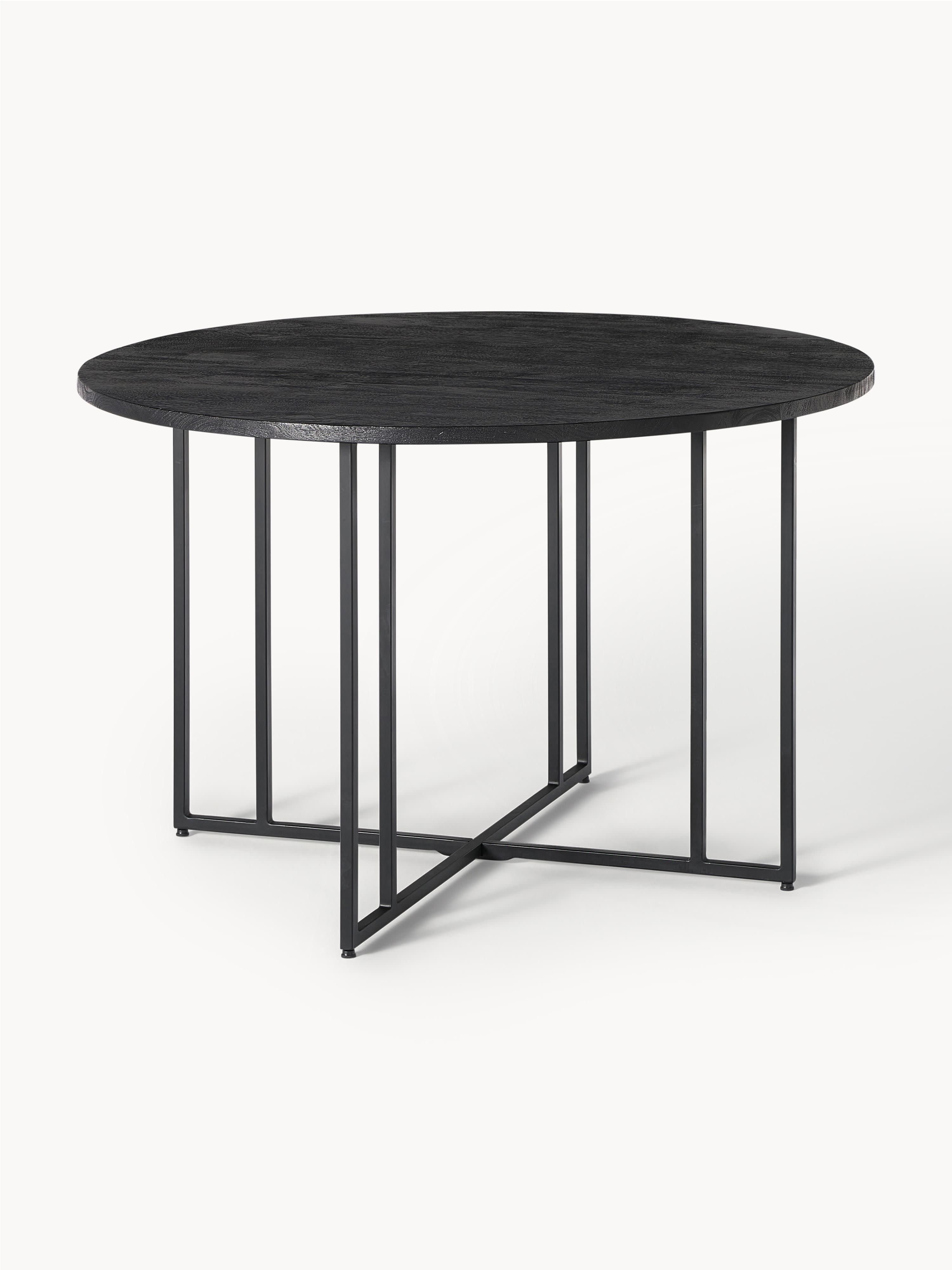 Luca Round Mango Wood Dining Table, in various sizes