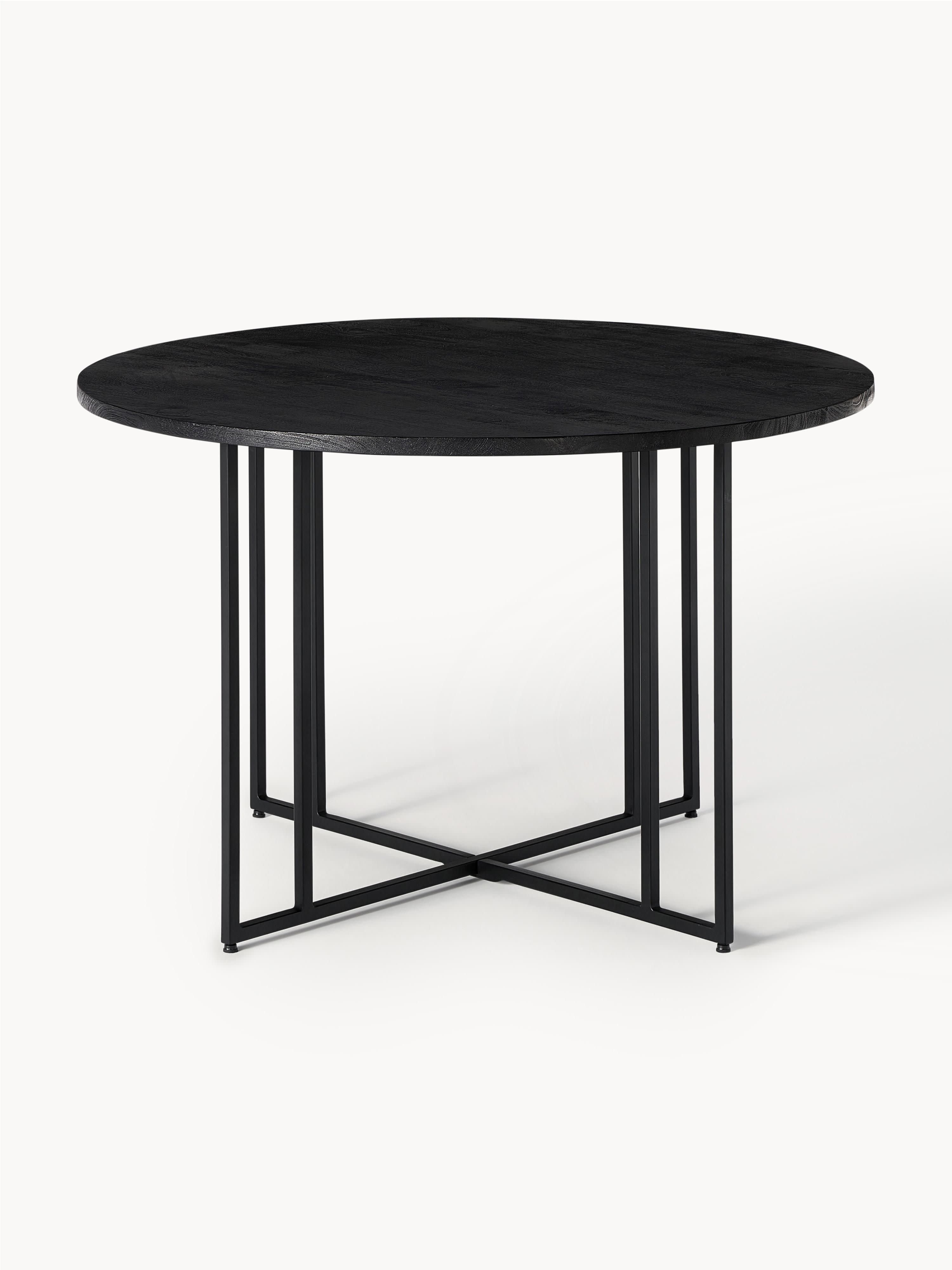 Luca Round Mango Wood Dining Table, in various sizes