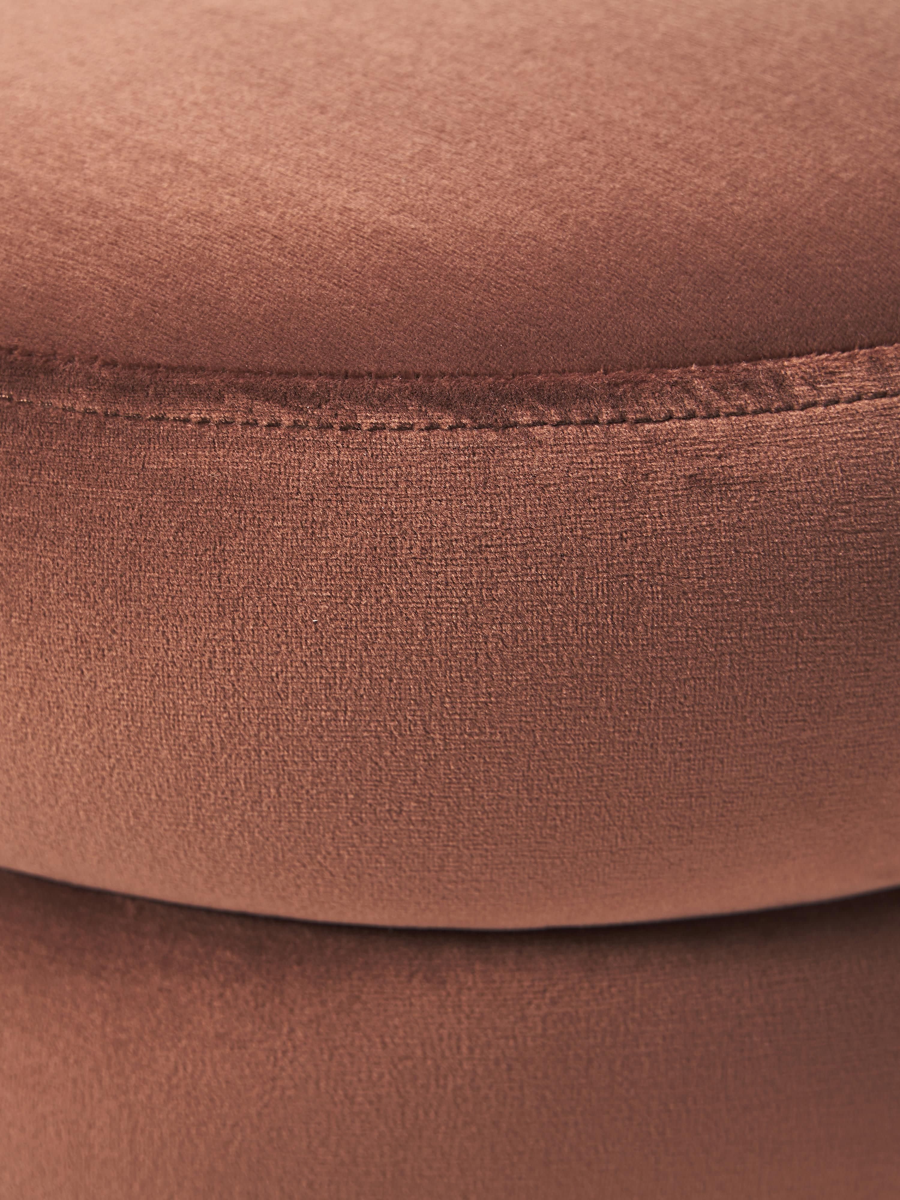 Alto Velvet Upholstered Stool