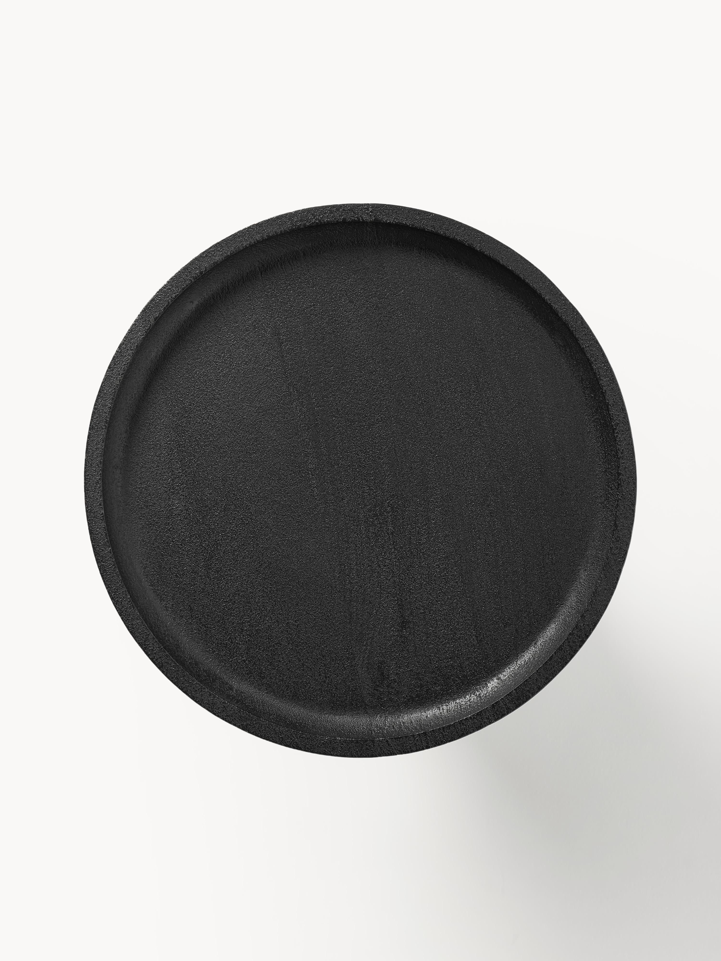 Benno Round Mango Wood Side Table