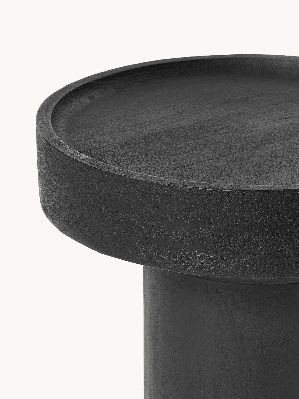 Benno Round Mango Wood Side Table