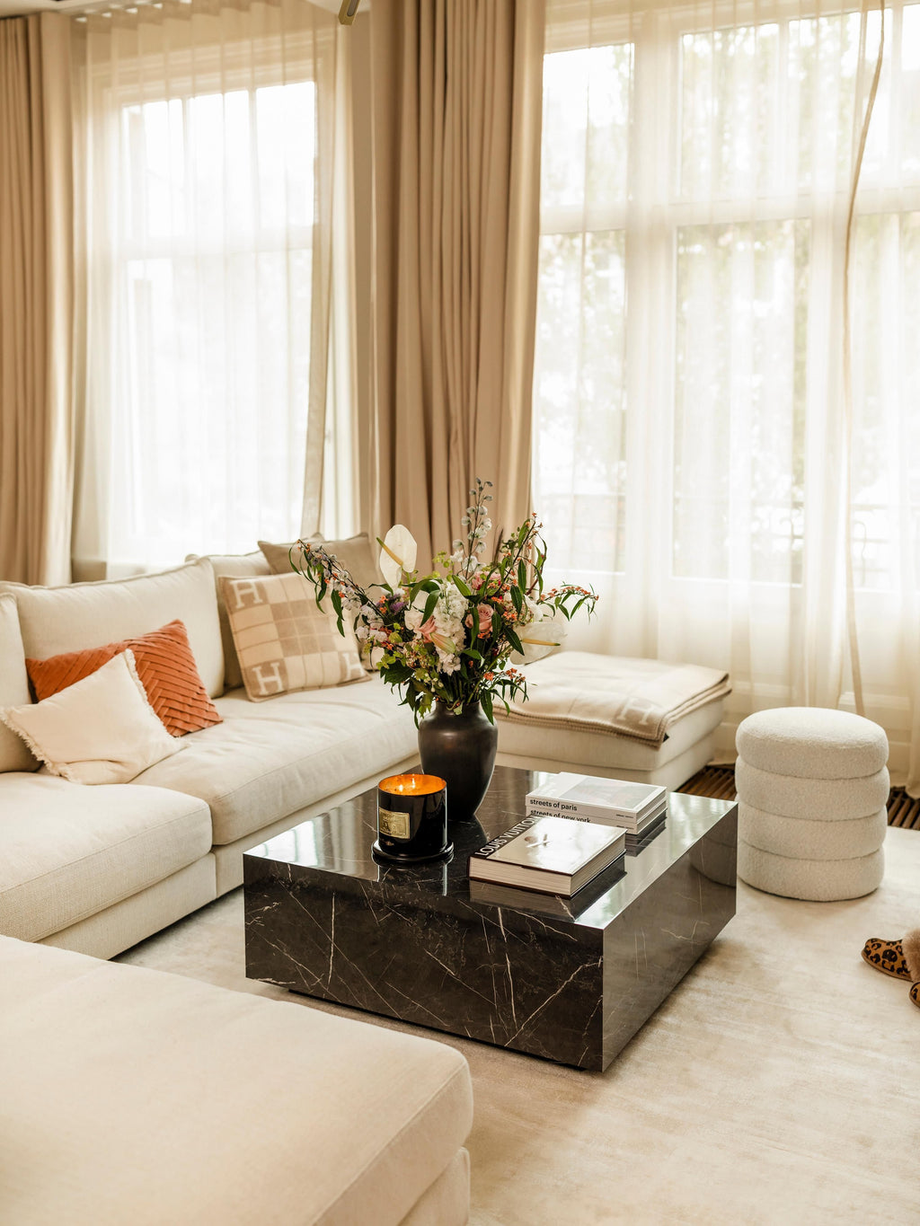 Lesley Marble Effect Coffee Table