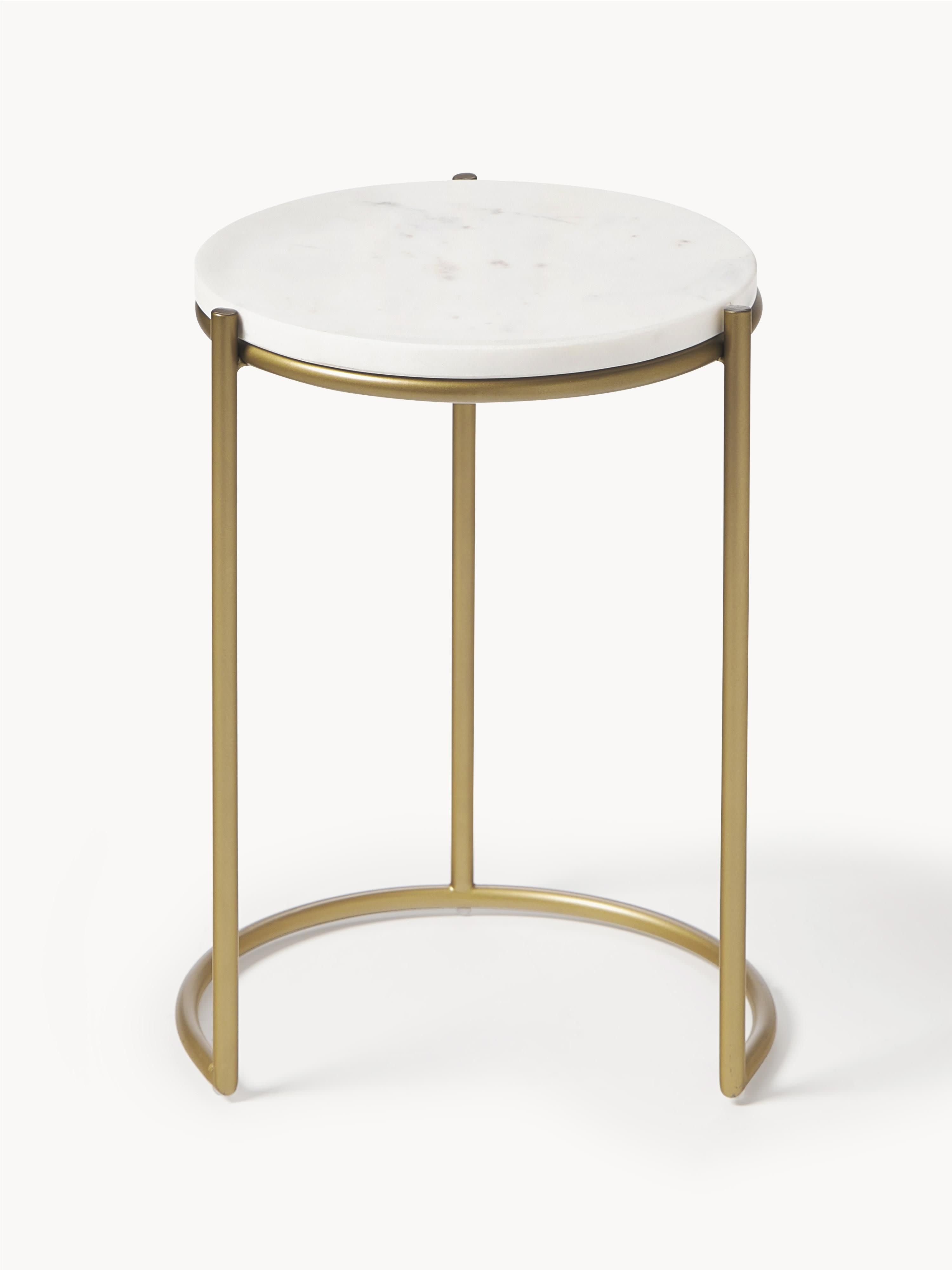 Ella Marble Side Tables, Set of 2