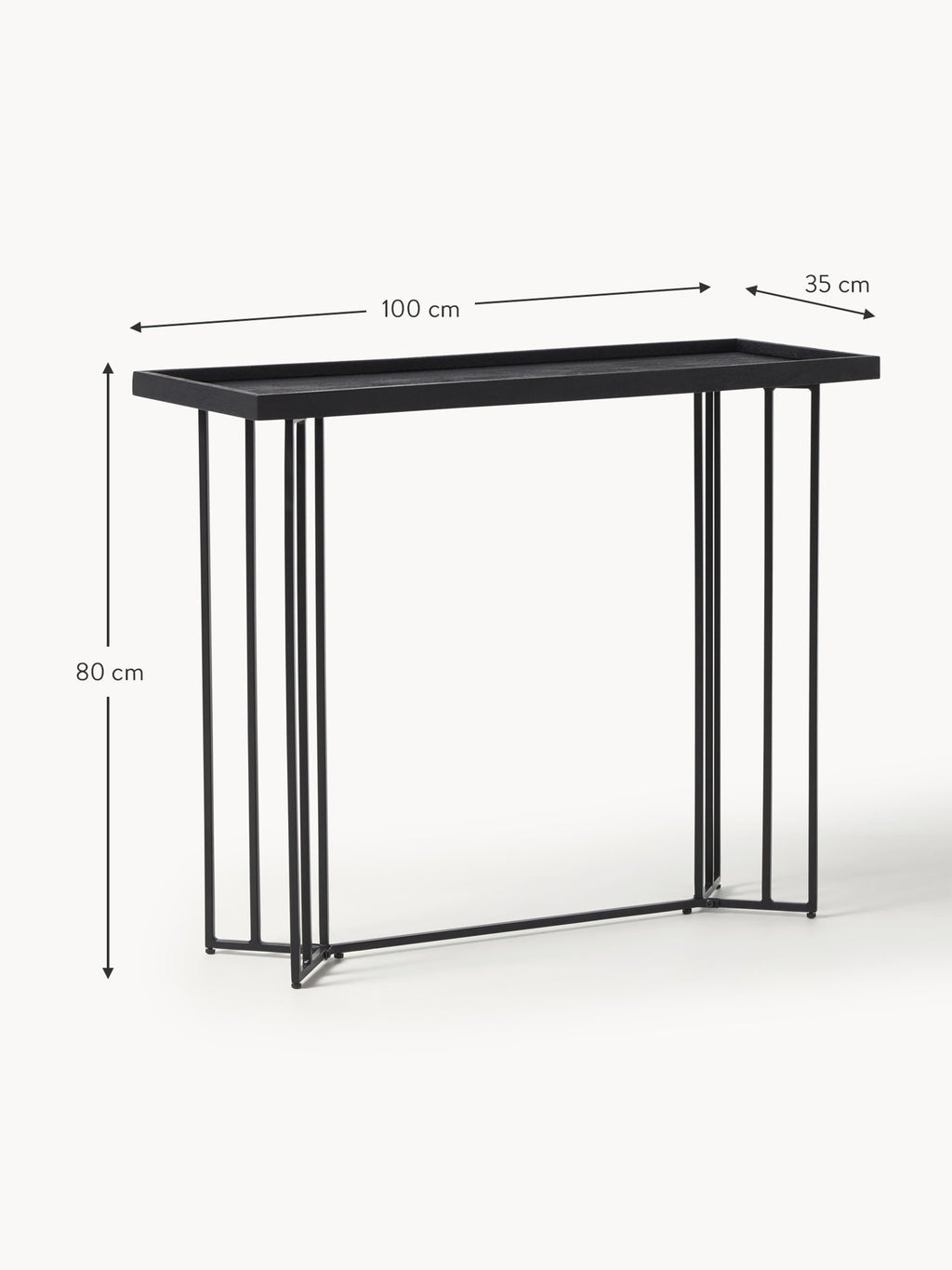 Luca Mango Wood Console Table