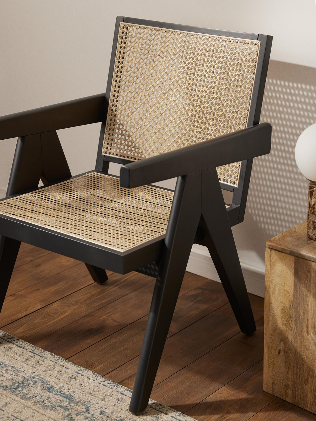Sissi Armchair with Viennese Wickerwork