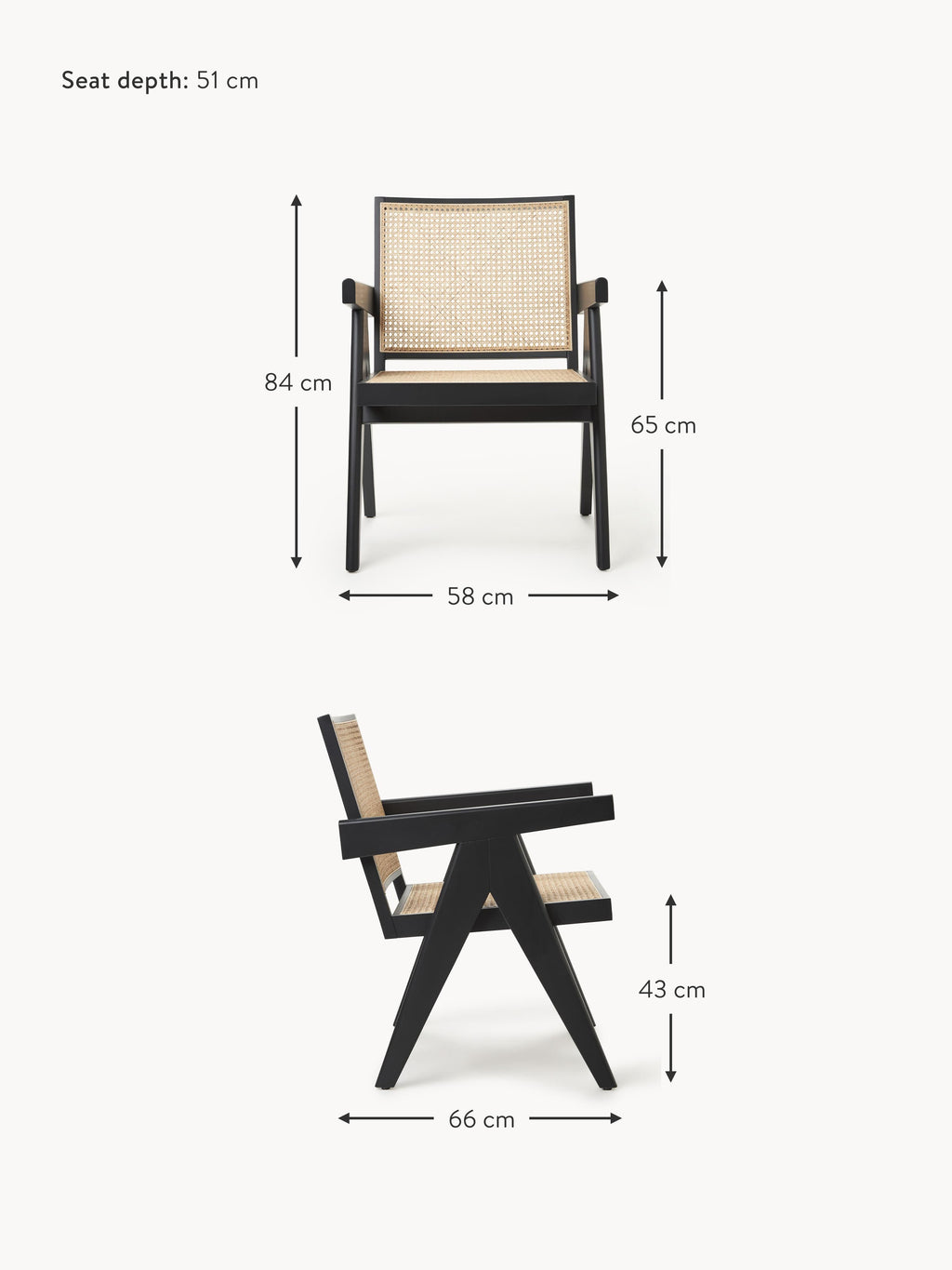 Sissi Armchair with Viennese Wickerwork