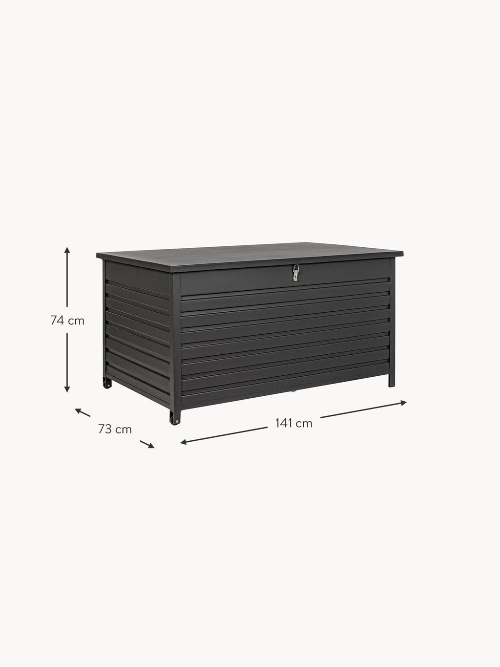 Atlantic Cushion Box with Wheels