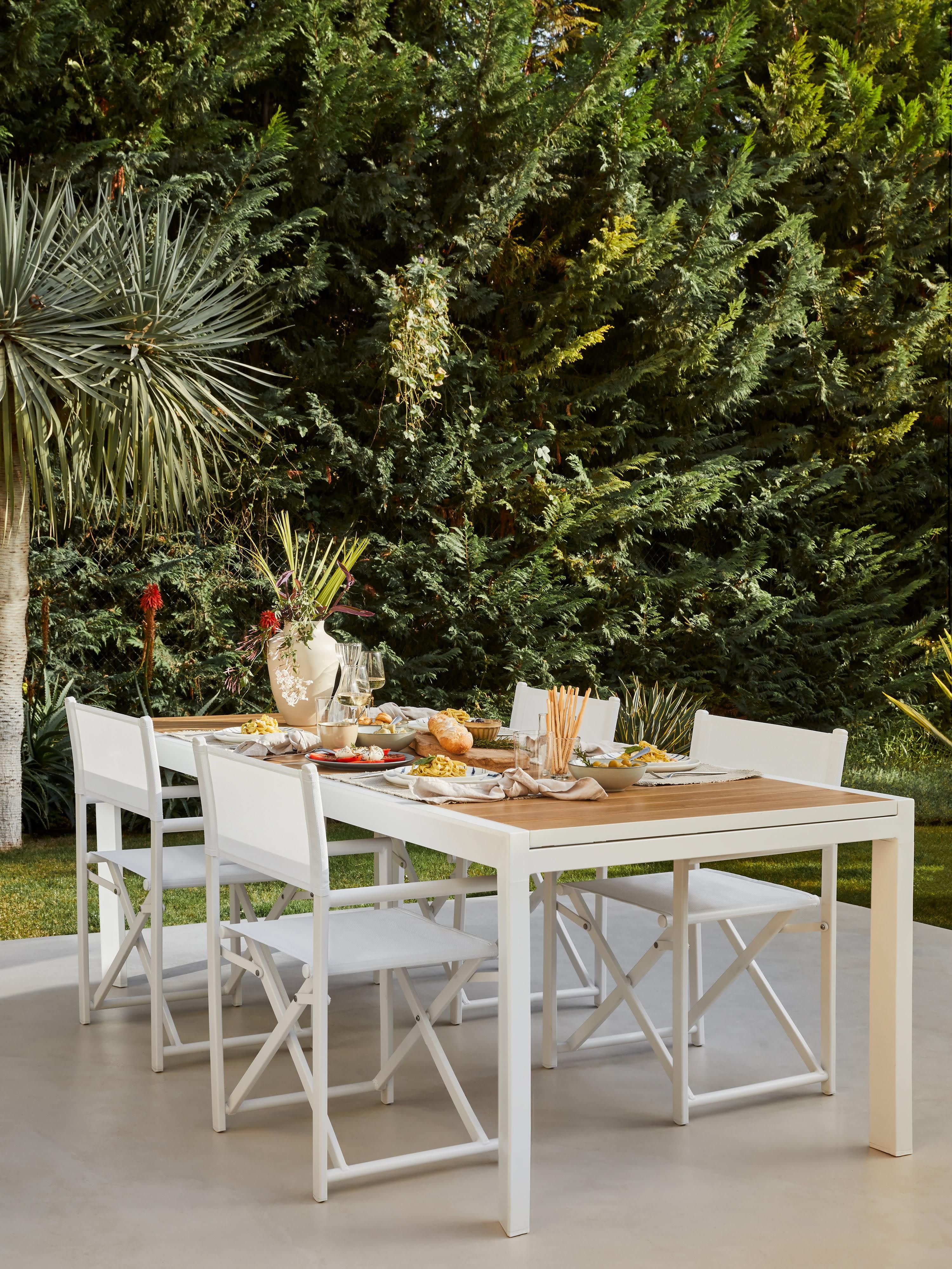 Elias Extendable Garden Table, 140- 200 x 90 cm