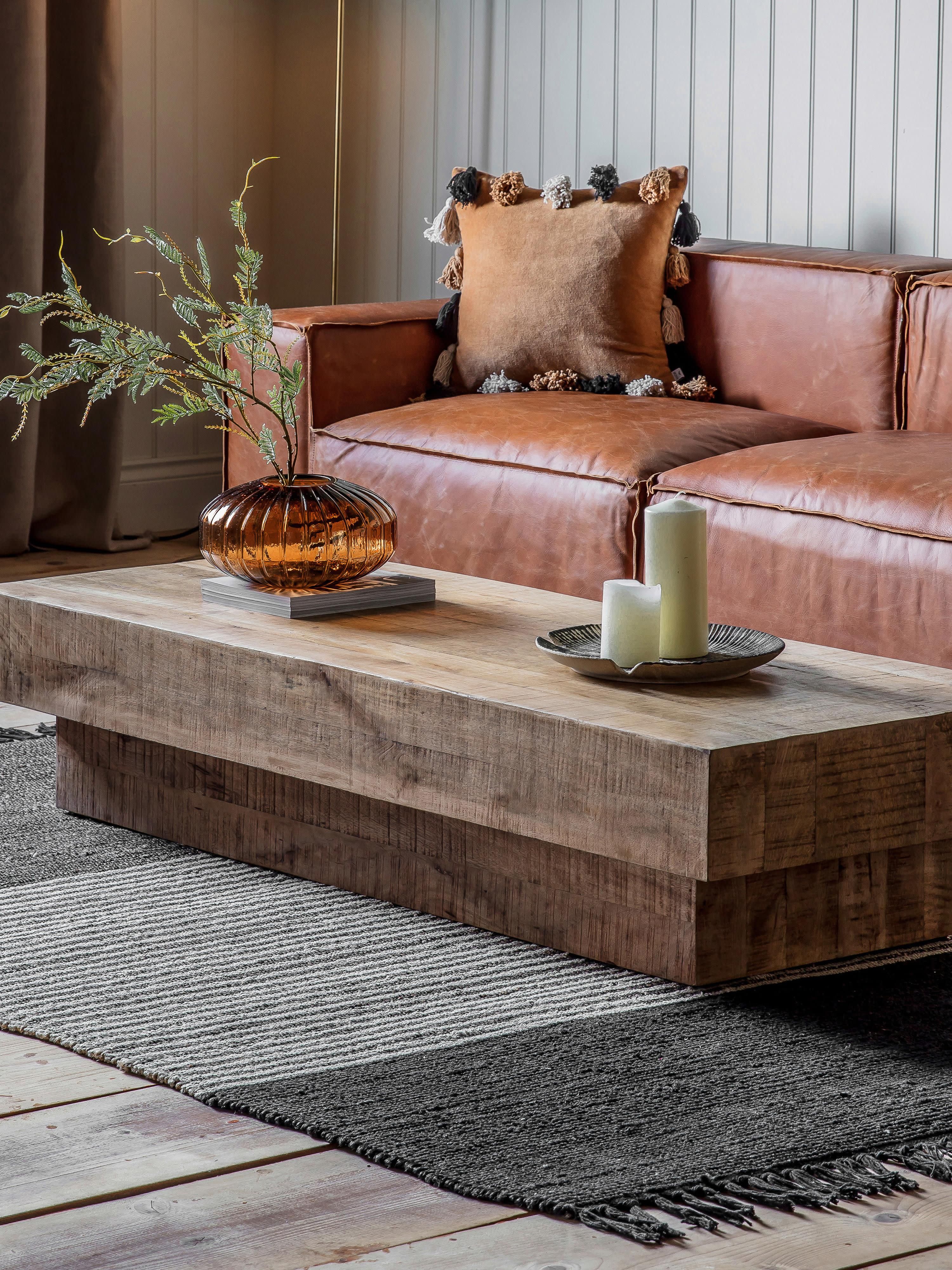 Iowa Mango Wood Coffee Table