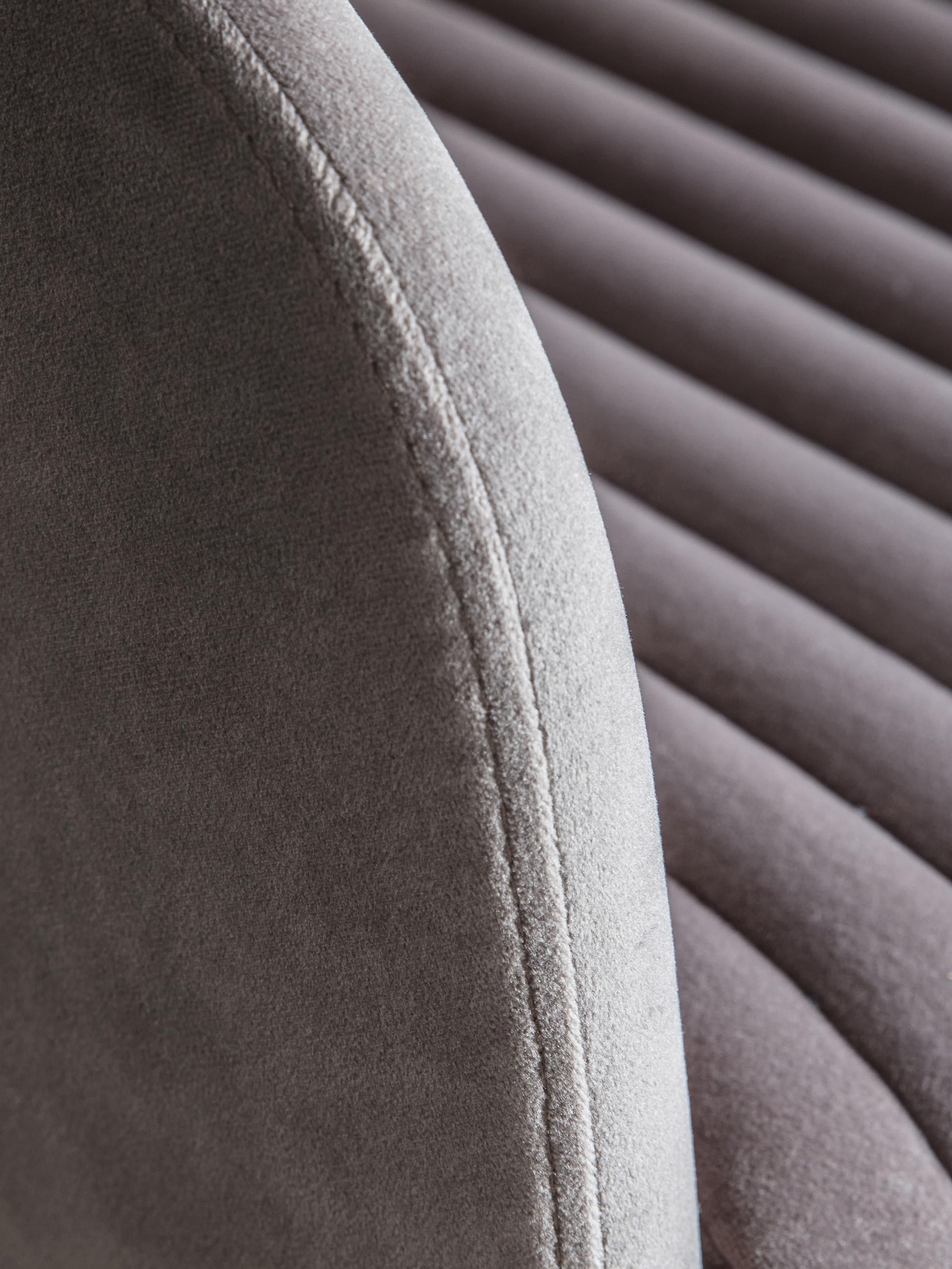 Murray Velvet Desk Chair, Adjustable Height