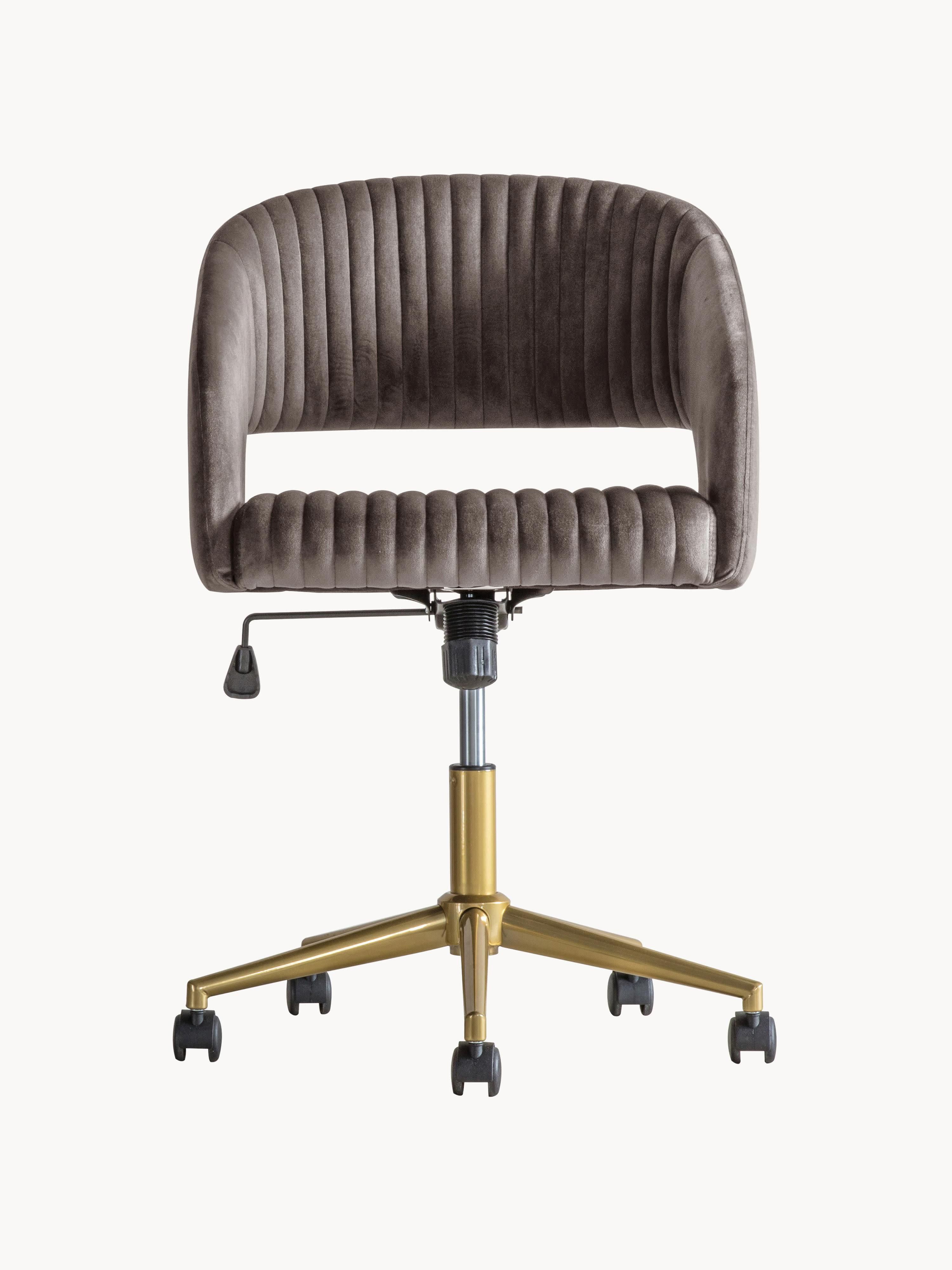 Gallery image 1 - Velvet Desk Chair Murray, Adjustable Height