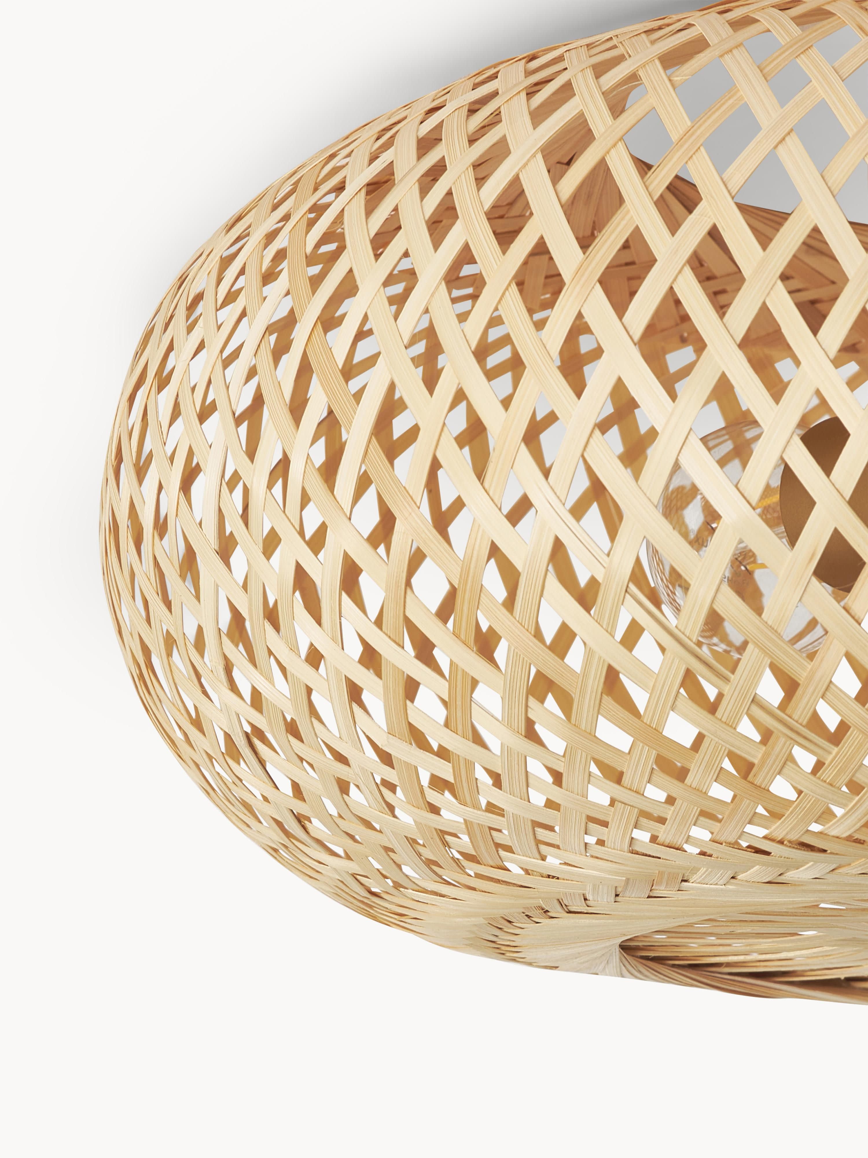 Evelyn Bamboo Design Ceiling Lamp, Untreated