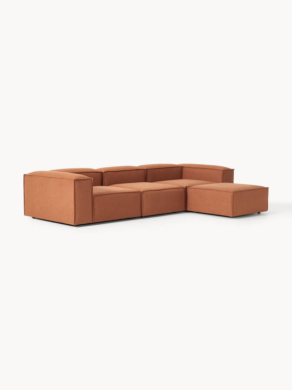 Lennon Modular Sofa (4-seater) with Ottoman (left/right)