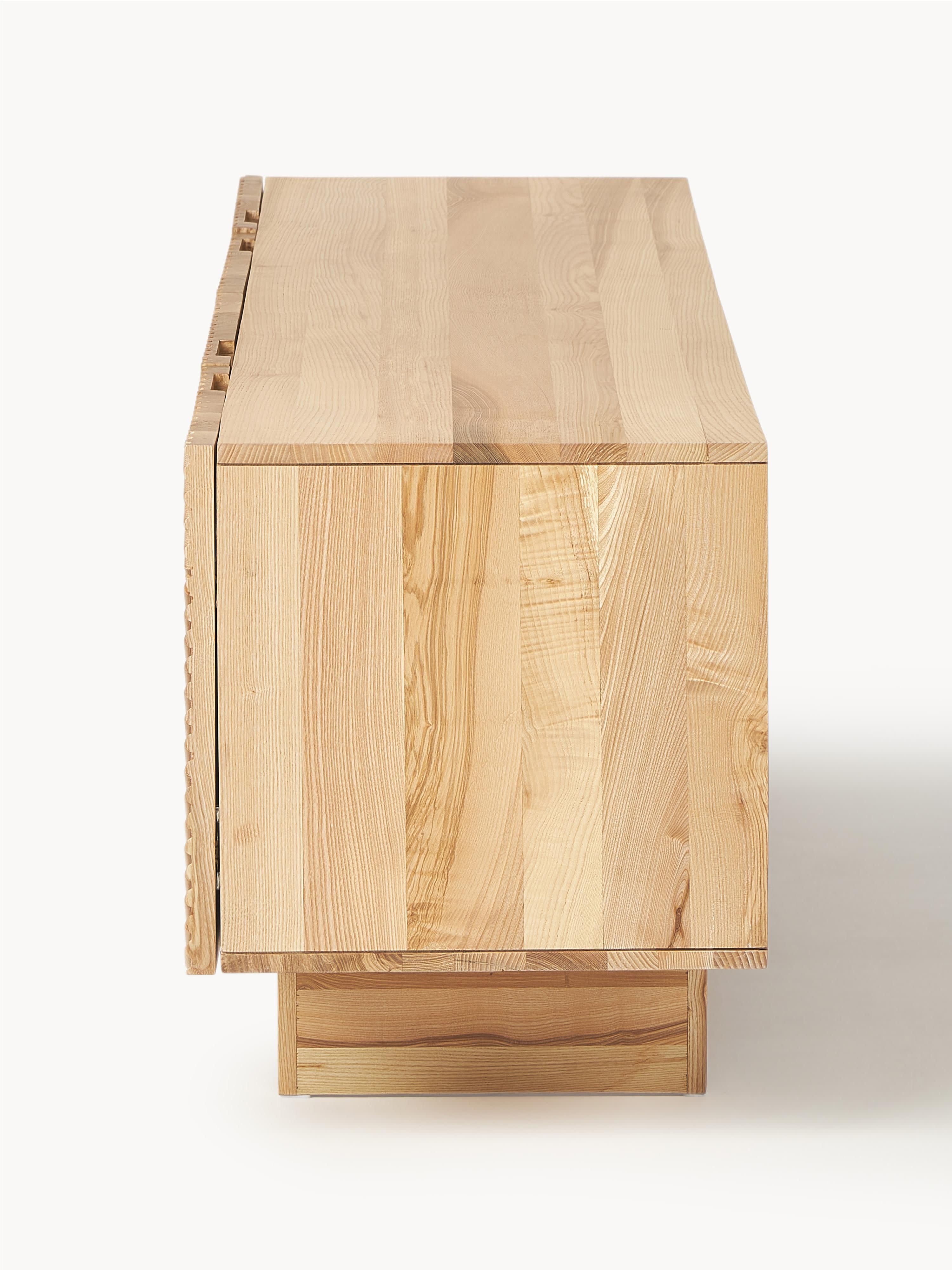 Louis Ash Wood Lowboard