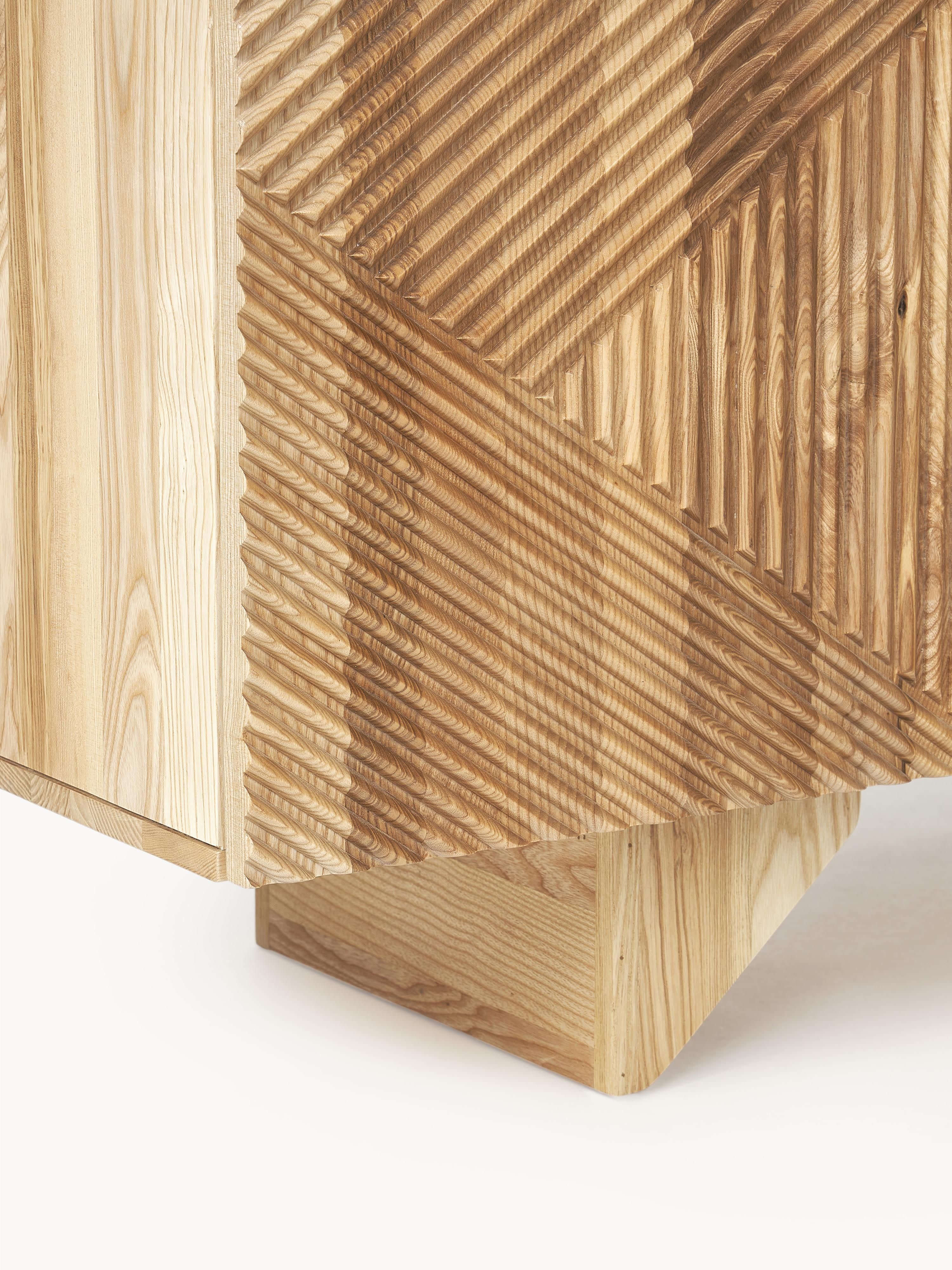 Louis Ash Wood Lowboard