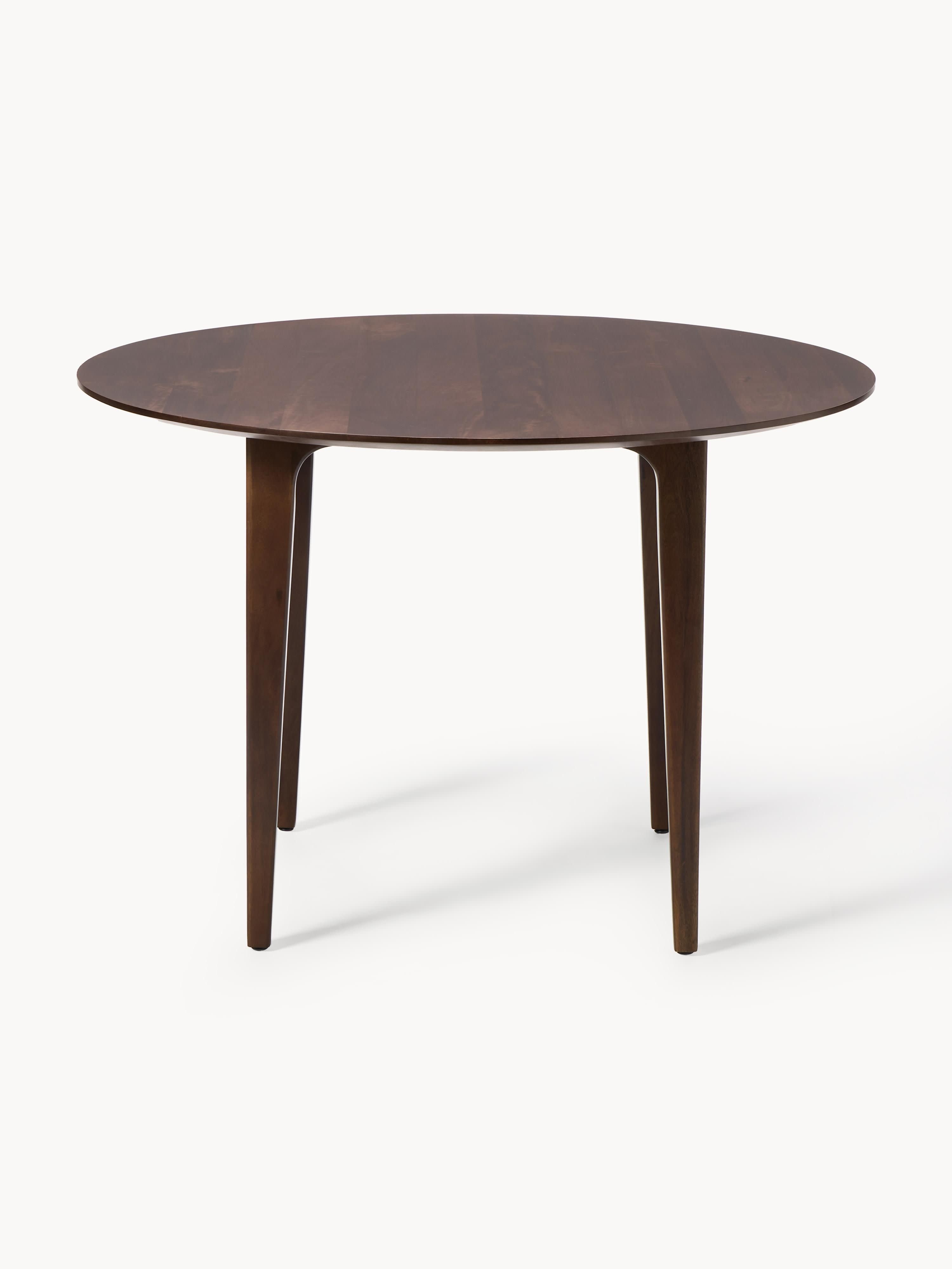 Archie Round Mango Wood Dining Table, in various sizes