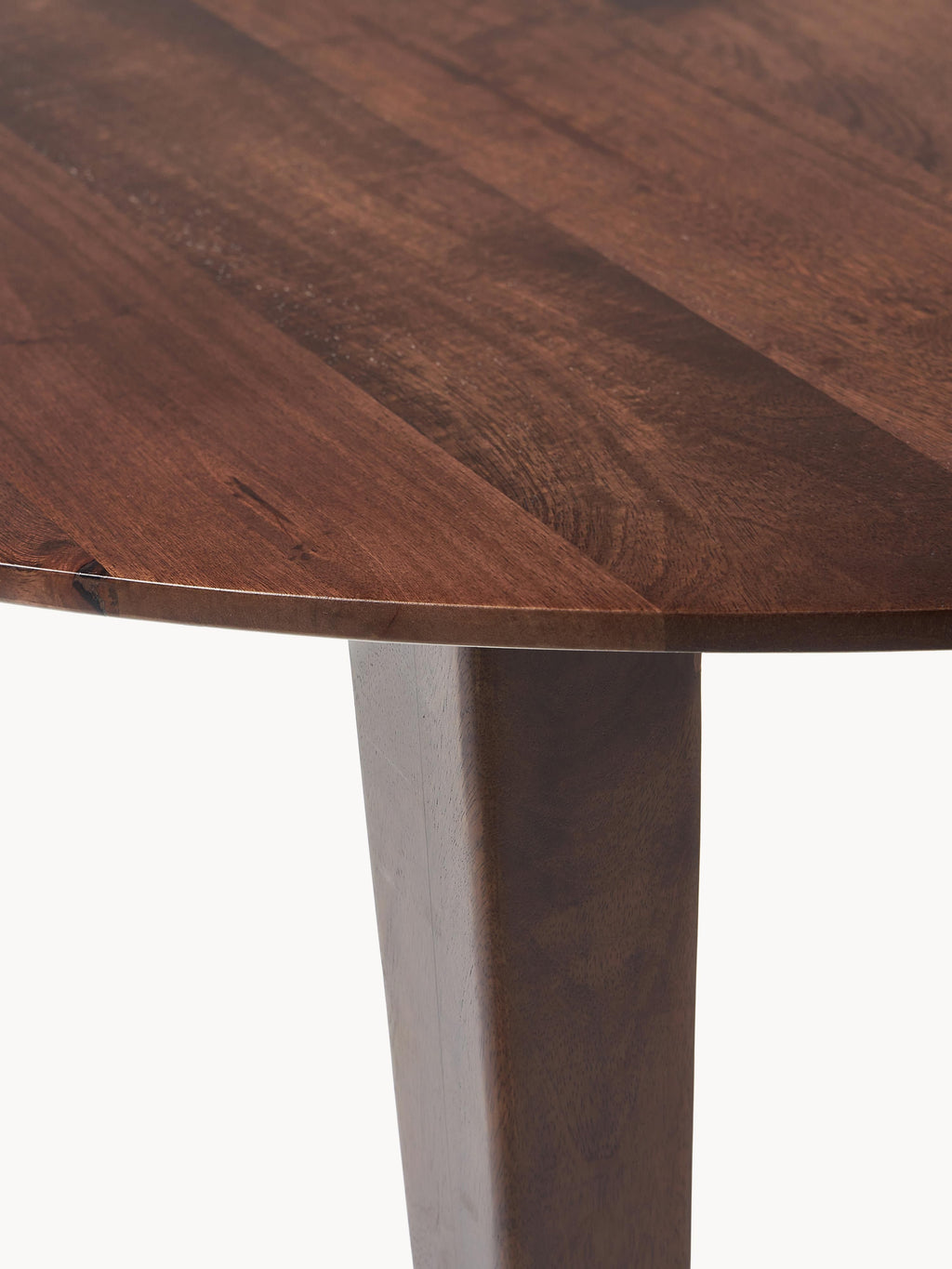 Archie Round Mango Wood Dining Table, in various sizes