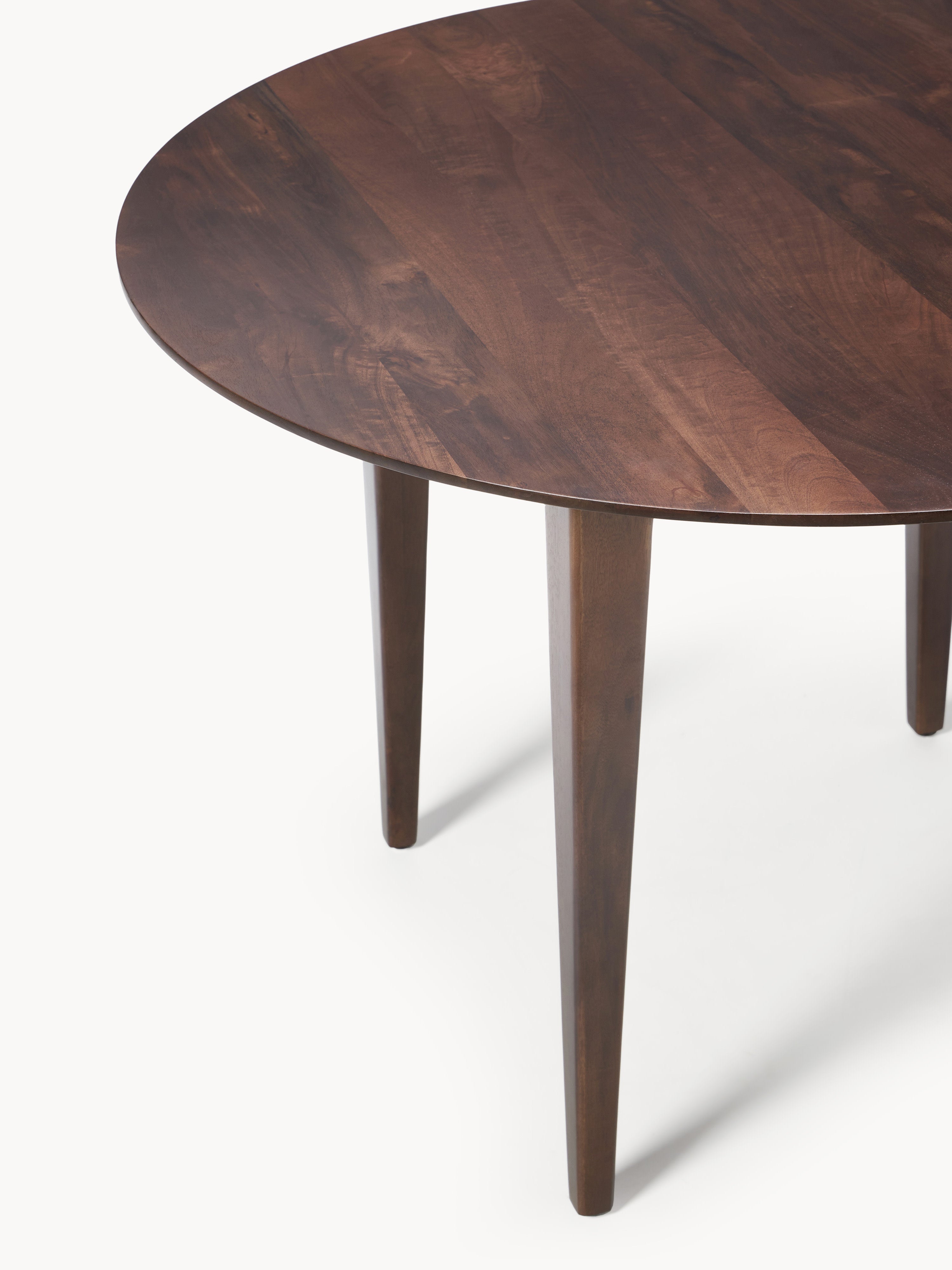 Archie Round Mango Wood Dining Table, in various sizes