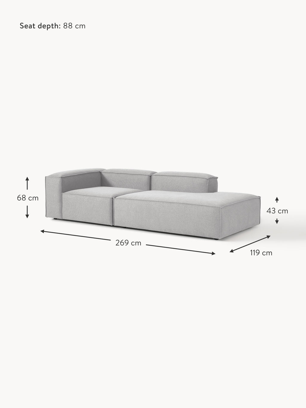 Lennon Modular Ottoman