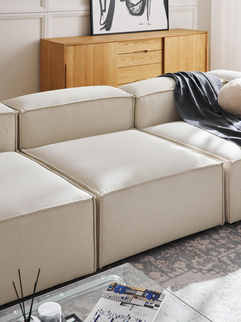 Lennon XL Modular Ottoman