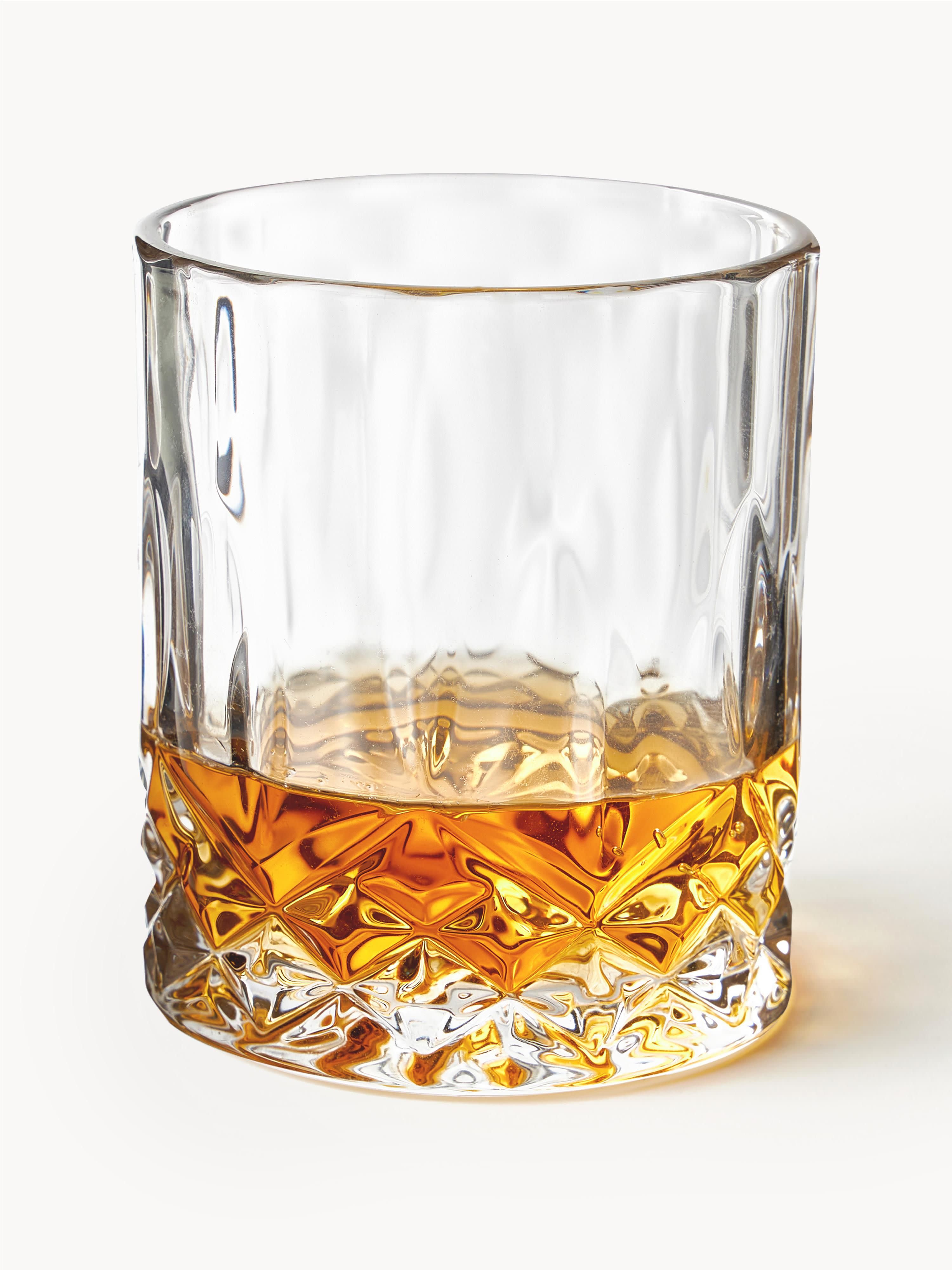 George Whisky Set with Embossed Pattern