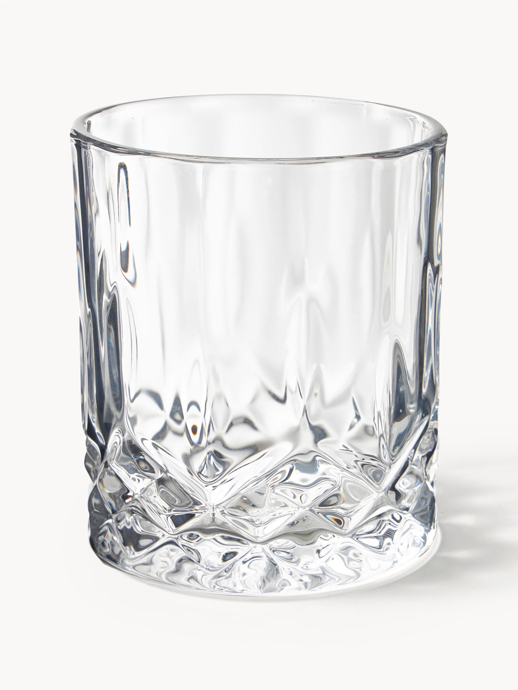 George Whisky Set with Embossed Pattern