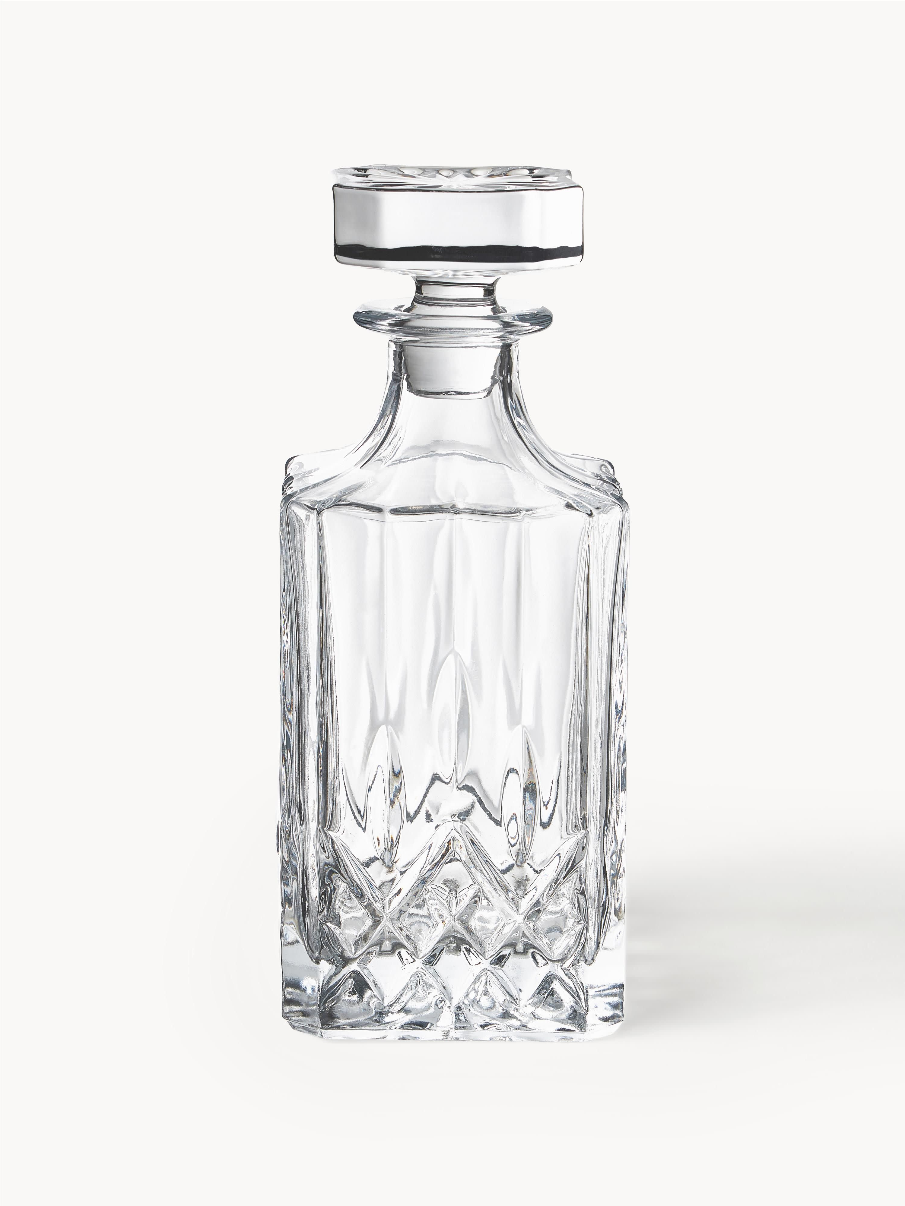 George Whisky Set with Embossed Pattern